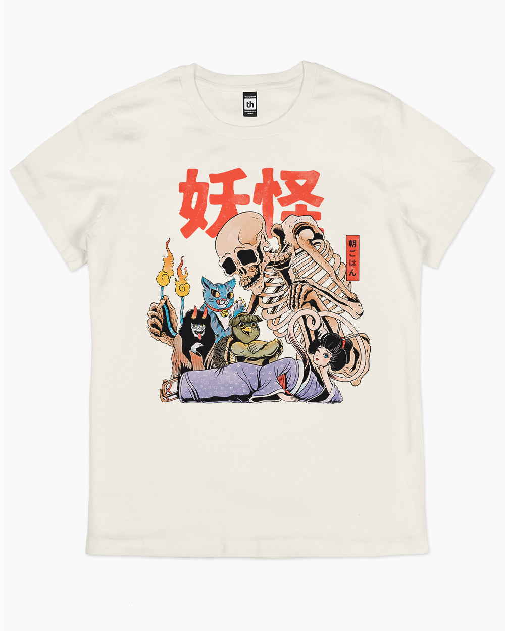 The Yokai Club T-Shirt Australia Online #colour_natural