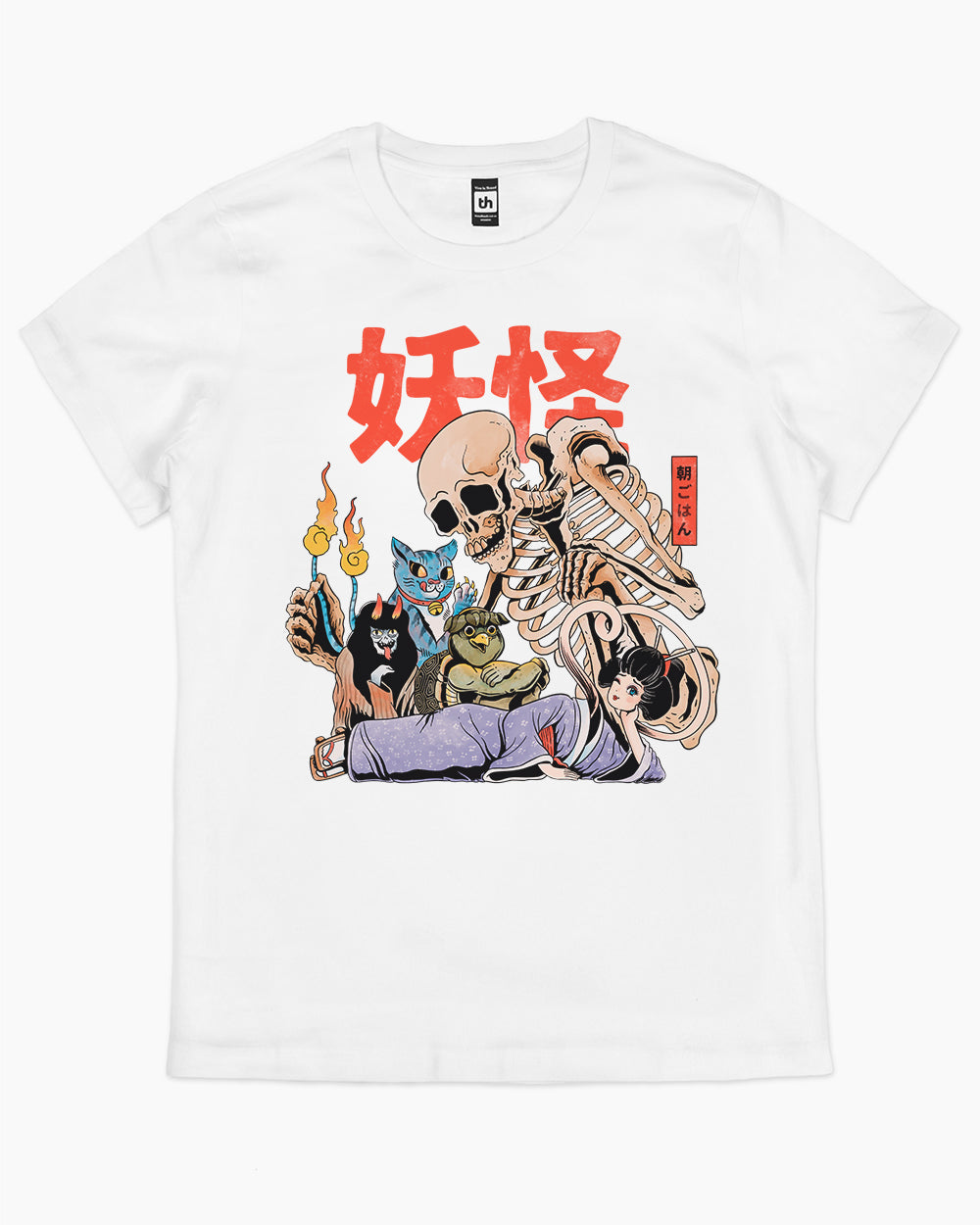 The Yokai Club T-Shirt Australia Online #colour_white
