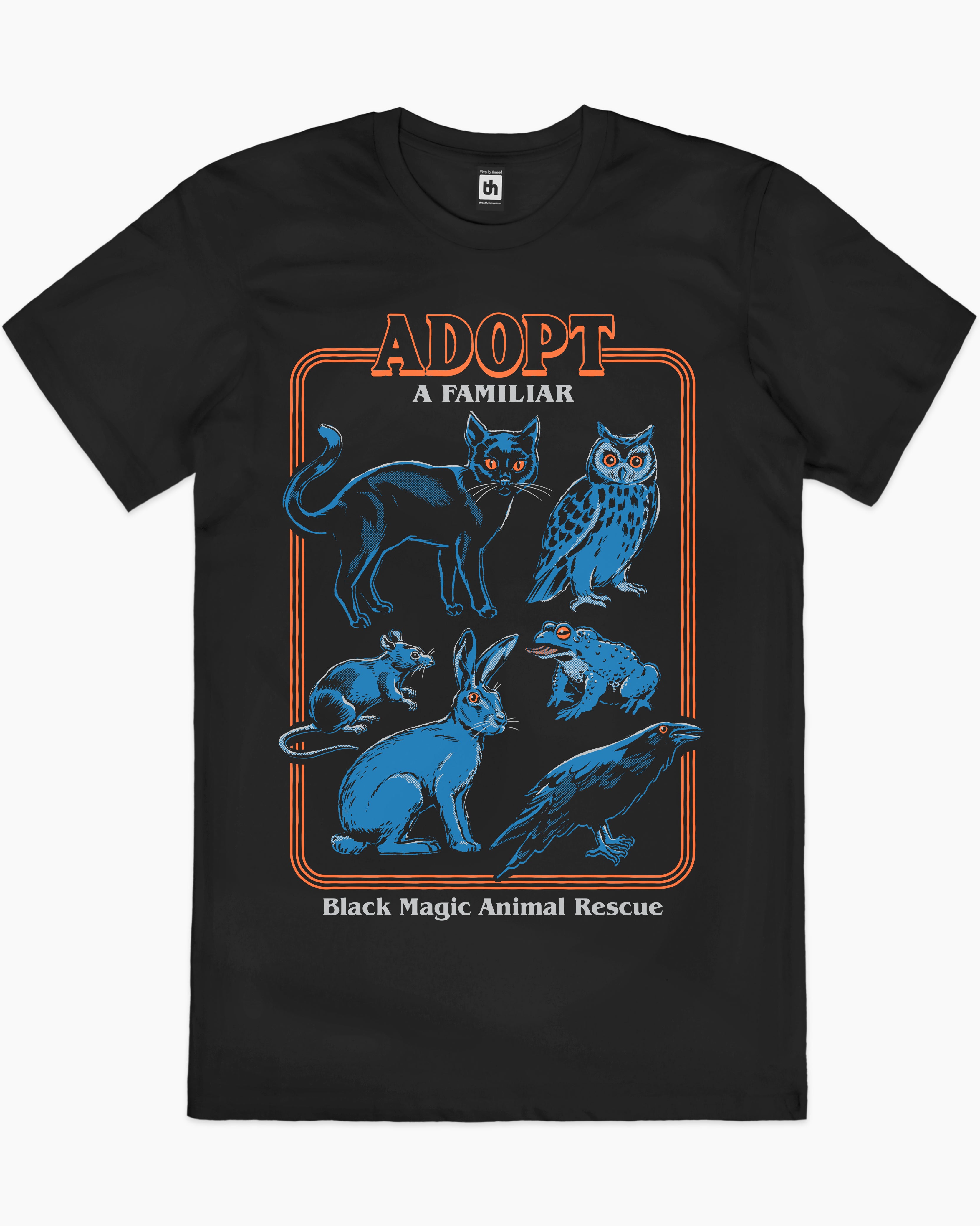 Adopt a Familiar T-Shirt | Official Steven Rhodes Merch | Threadheads