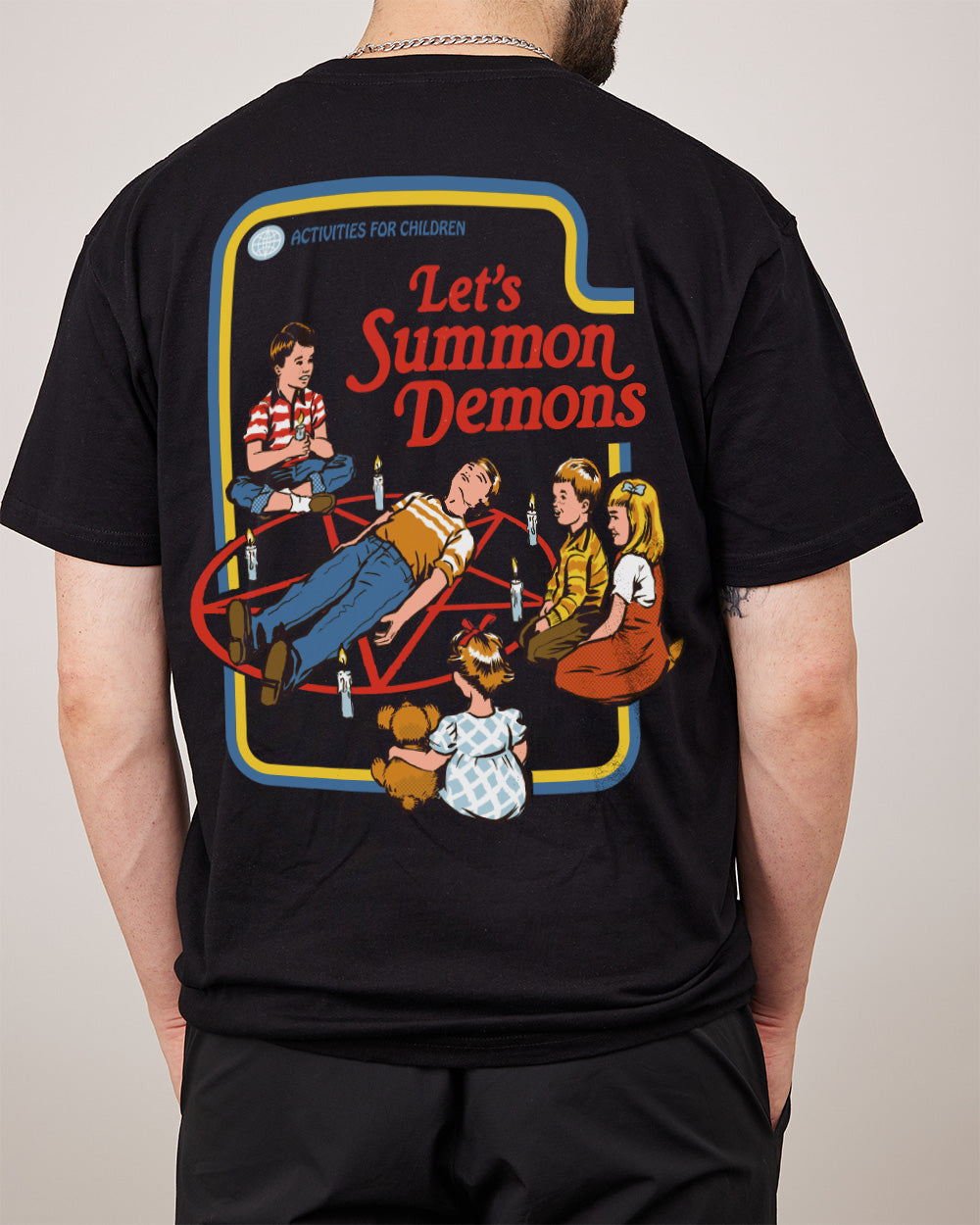 Let's Summon Demons Front and Back T-Shirt Australia Online