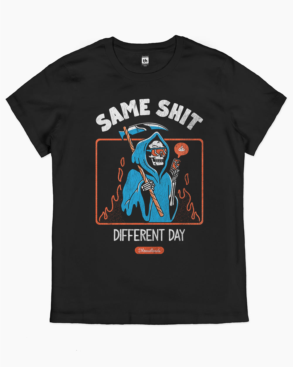 Same Shit Different Day T-Shirt Australia Online #colour_black