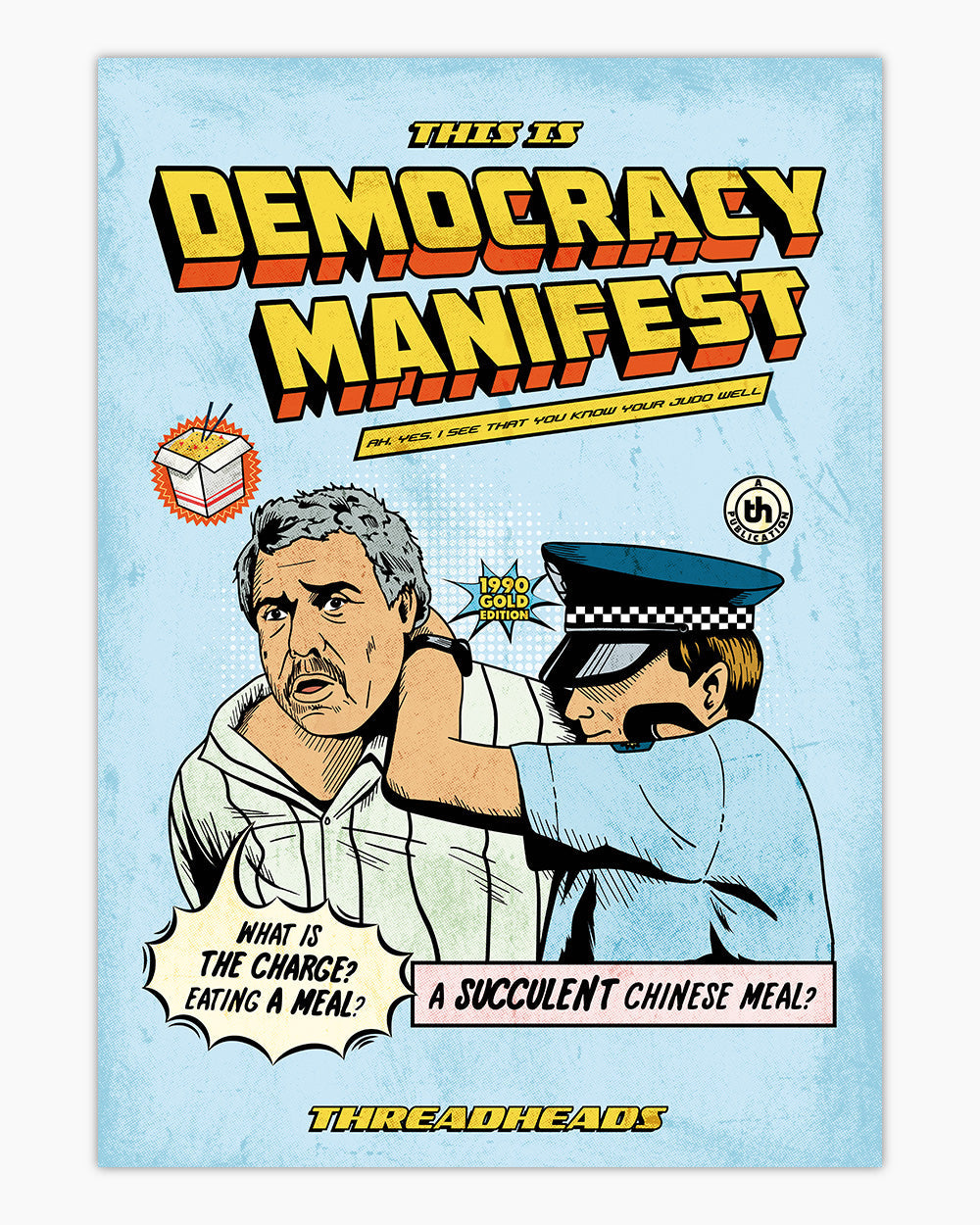 This is Democracy Manifest Art Print Funny Aussie