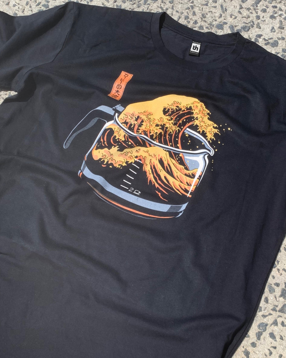 The Great Wave of Coffee T-Shirt Australia Online