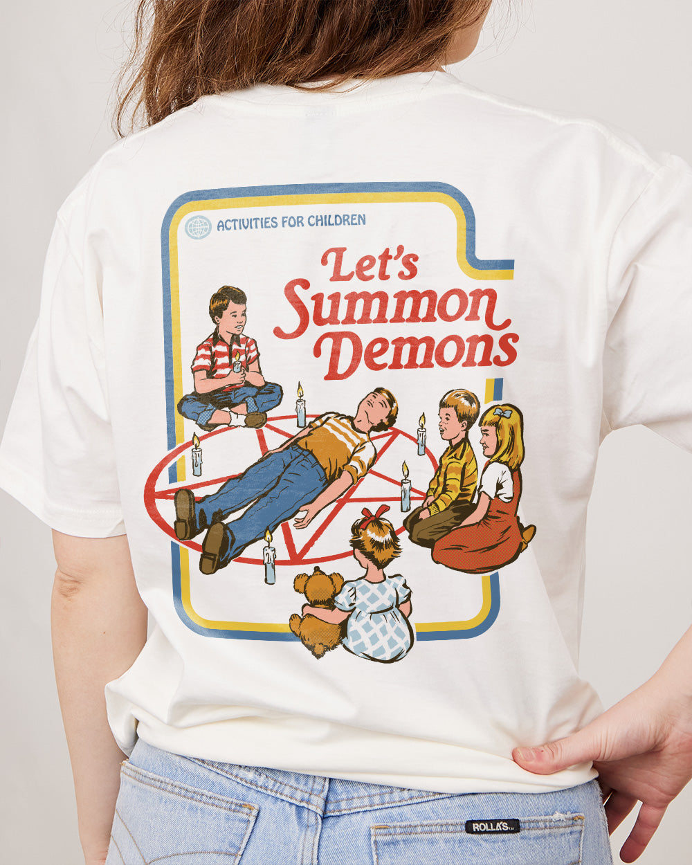 Let's Summon Demons Front and Back T-Shirt Australia Online