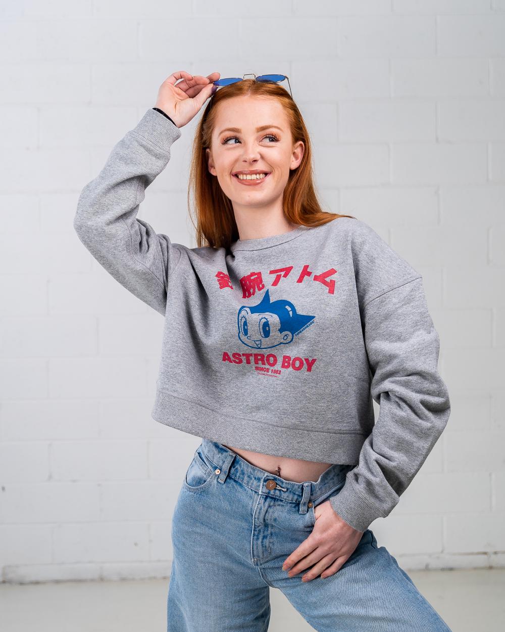 Astro Boy Face Crop Sweater Australia Online #colour_grey