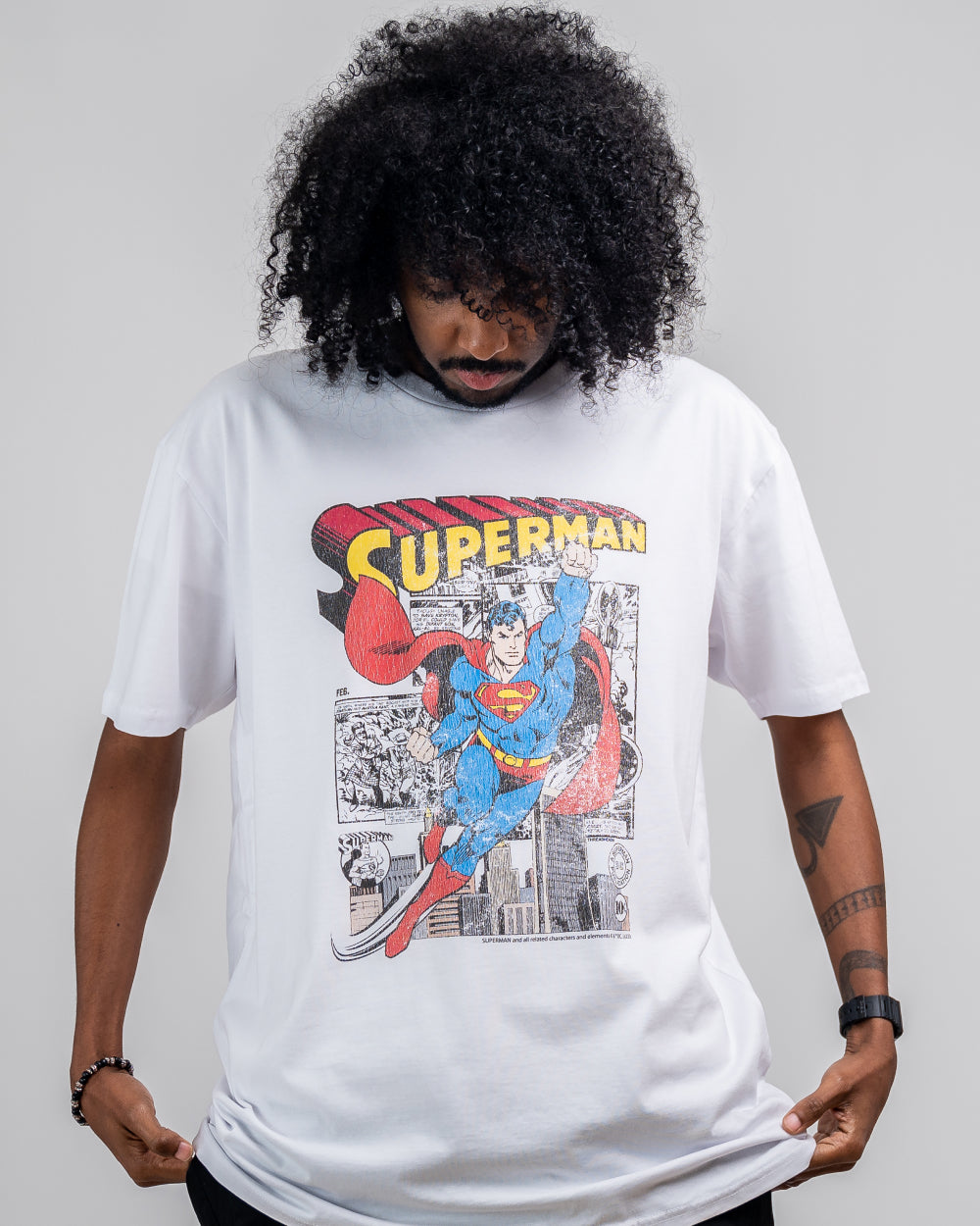Superman Comic Panel T-Shirt Australia Online