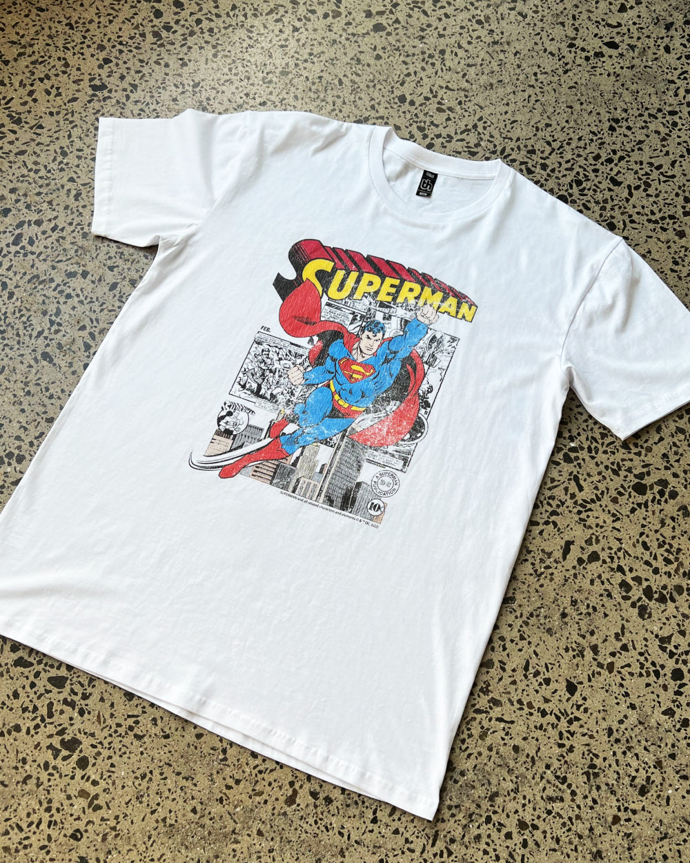 Superman Comic Panel T-Shirt Australia Online