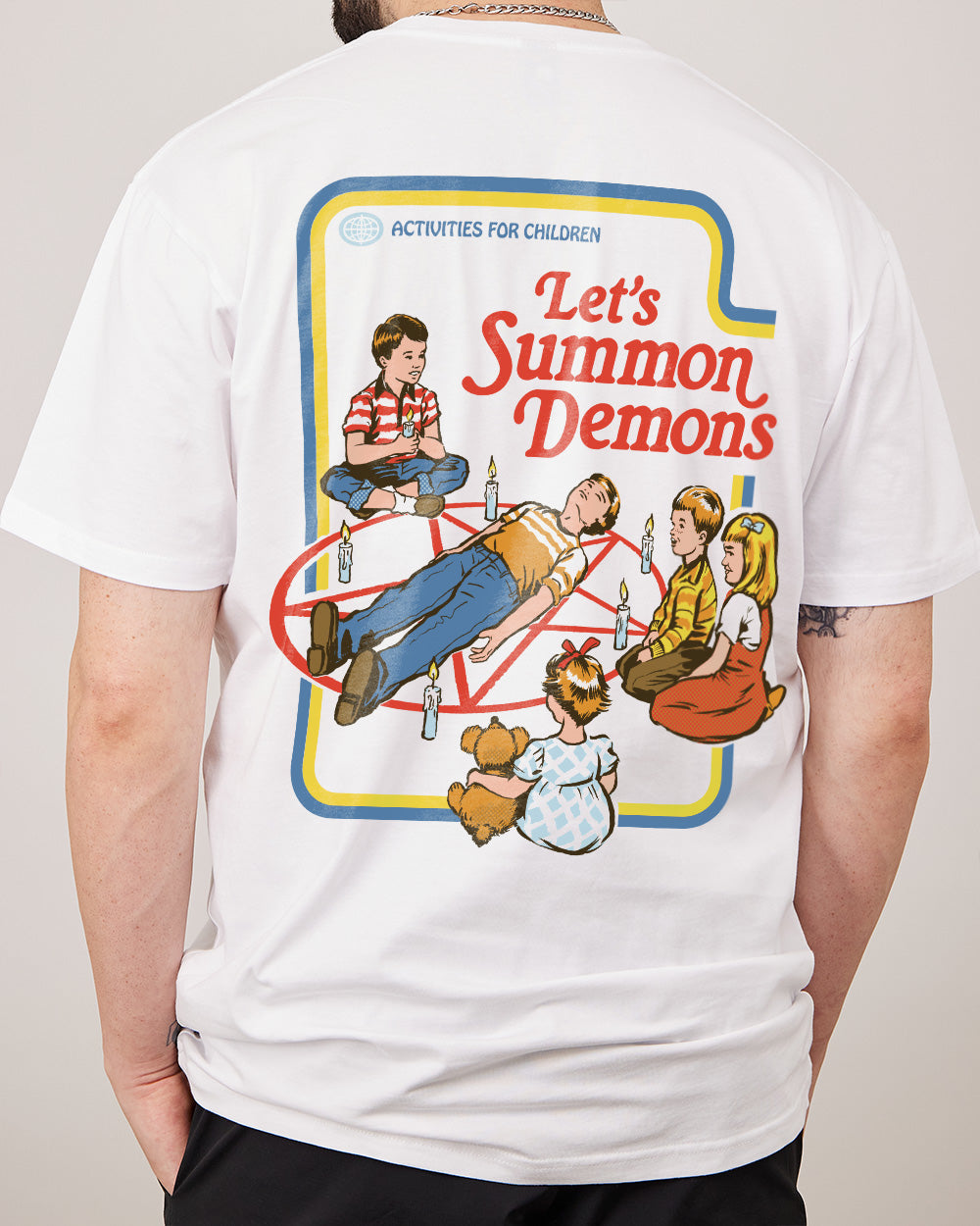 Let's Summon Demons Front and Back T-Shirt Australia Online