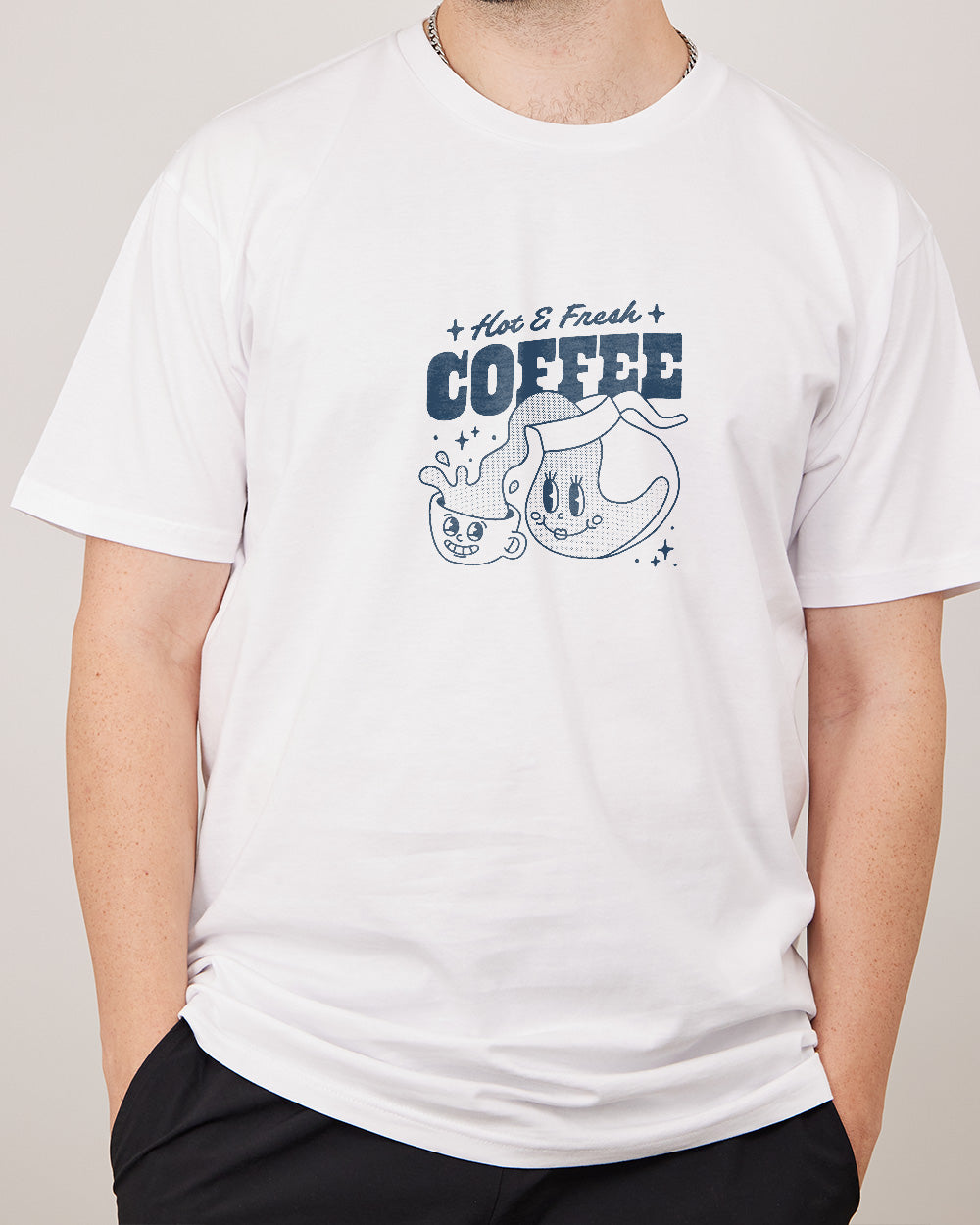 Hot & Fresh Coffee T-Shirt Australia Online