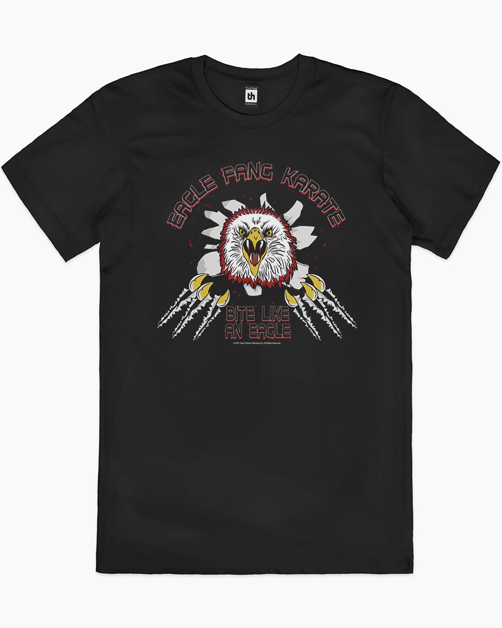 Eagle Fang Bite Like an Eagle T-Shirt Australia Online #colour_black