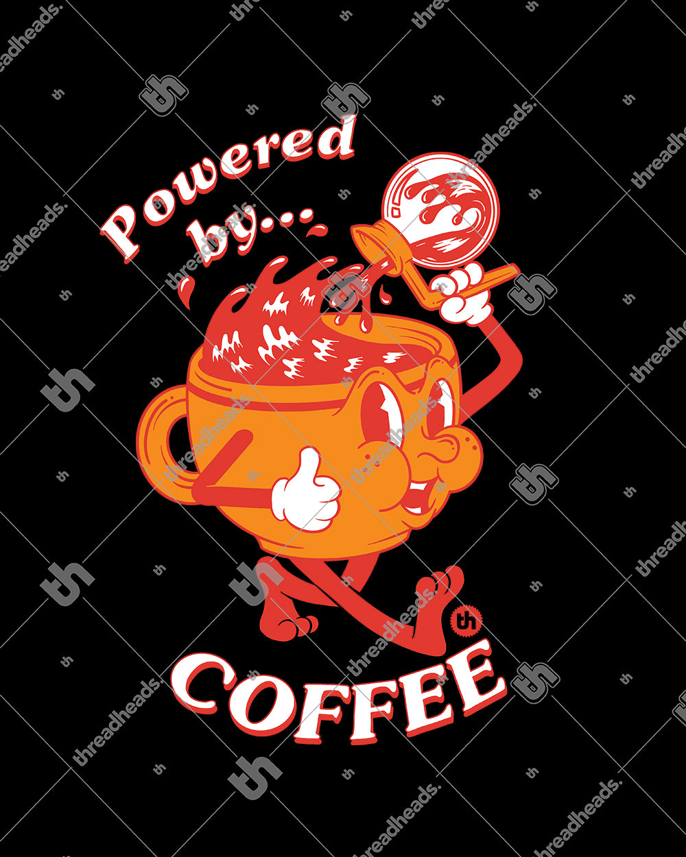 Powered by Coffee T-Shirt Australia Online