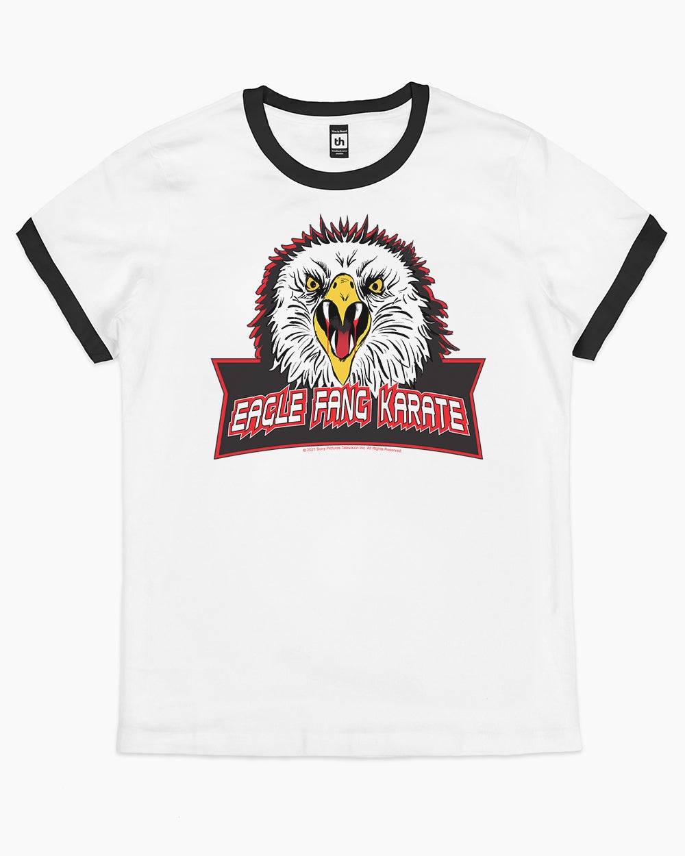 Eagle Fang Karate Logo T-Shirt Australia Online #colour_black ringer