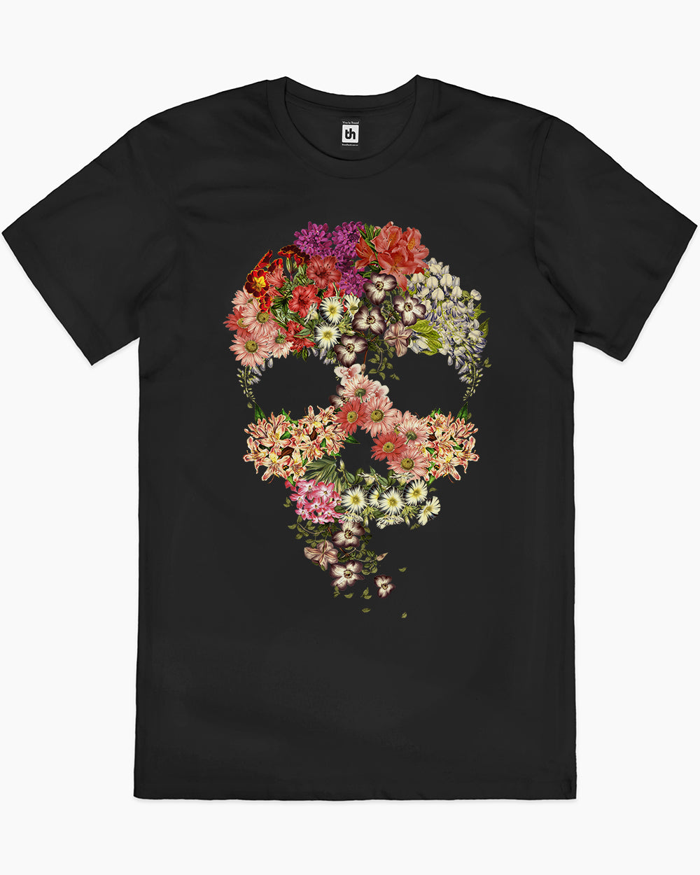 Skull Floral Decay T-Shirt Australia Online