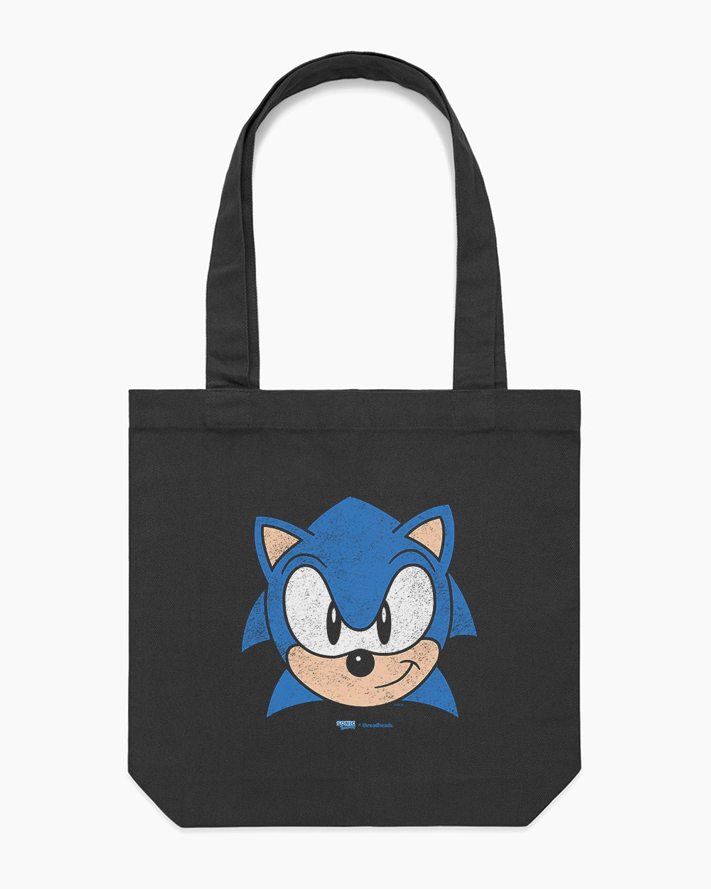 Sonic Face Tote Bag Australia Online #colour_black