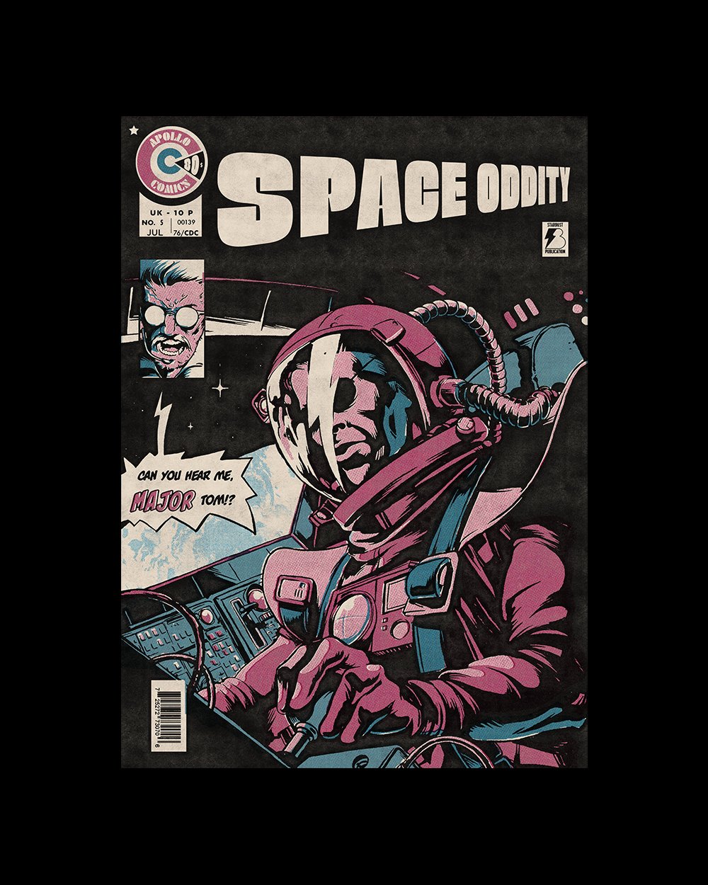 Space Oddity T-Shirt Australia Online