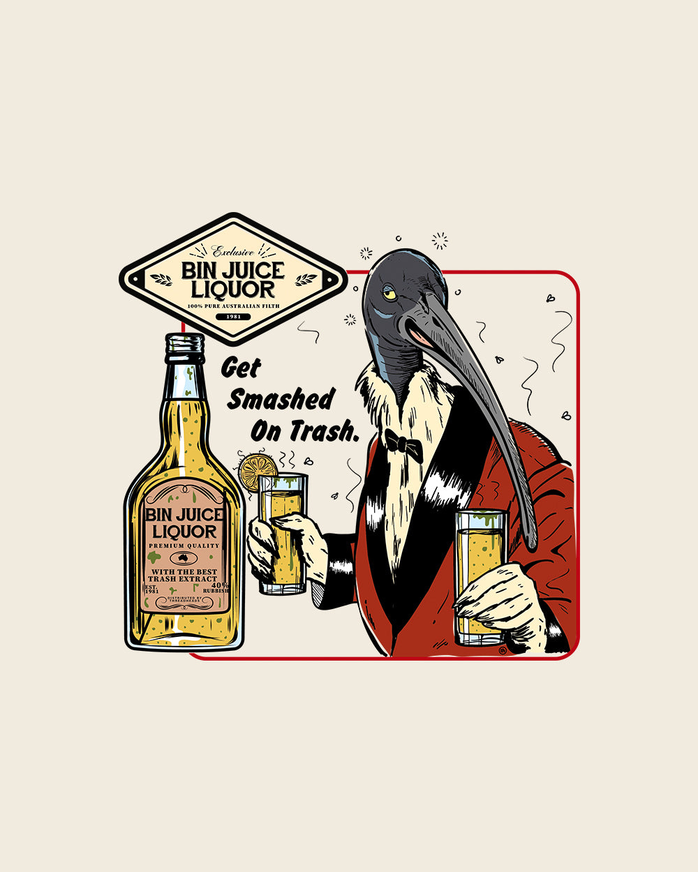 Bin Juice Liquor T-Shirt Australia Online