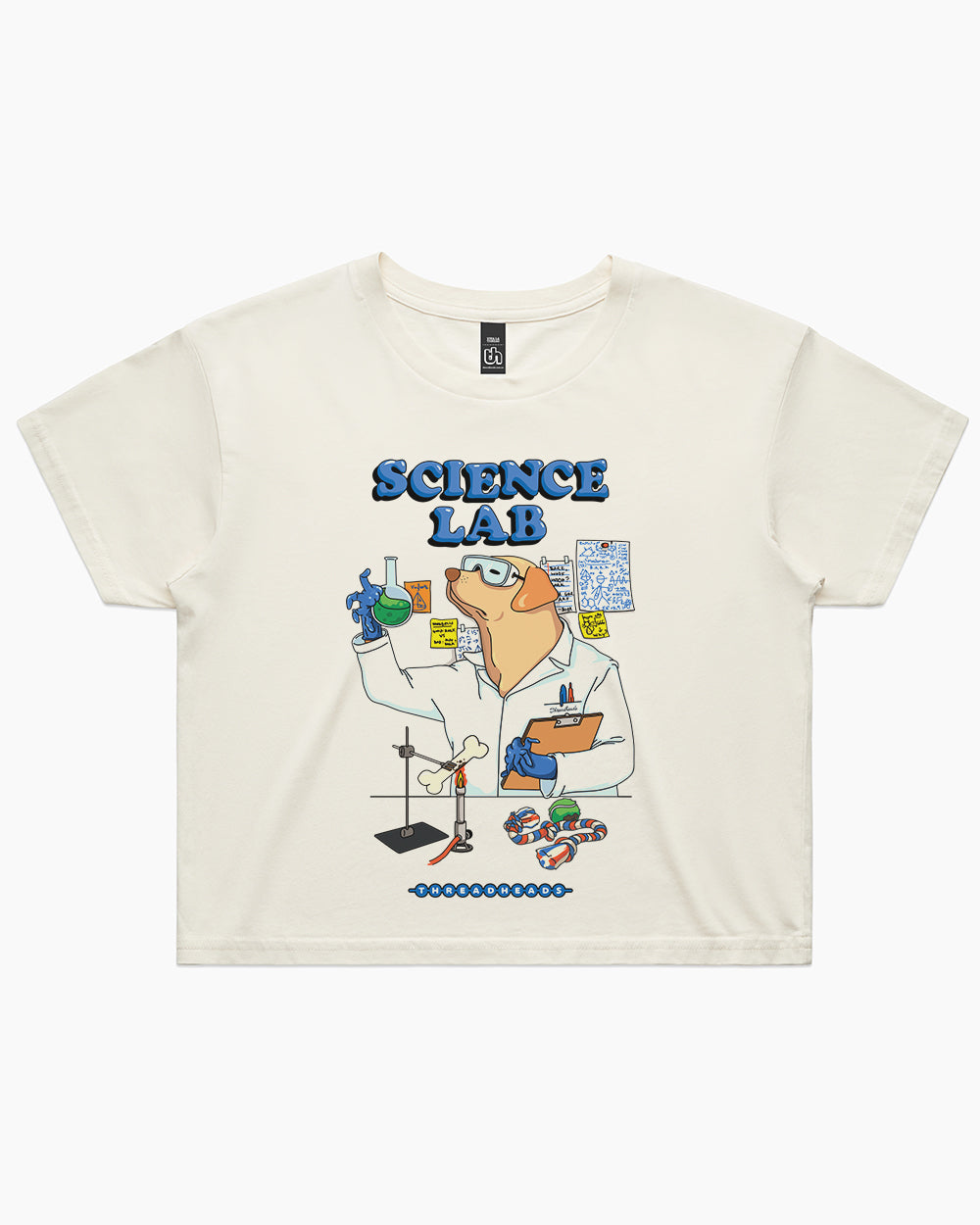 Science Lab Crop Tee Australia Online #colour_natural
