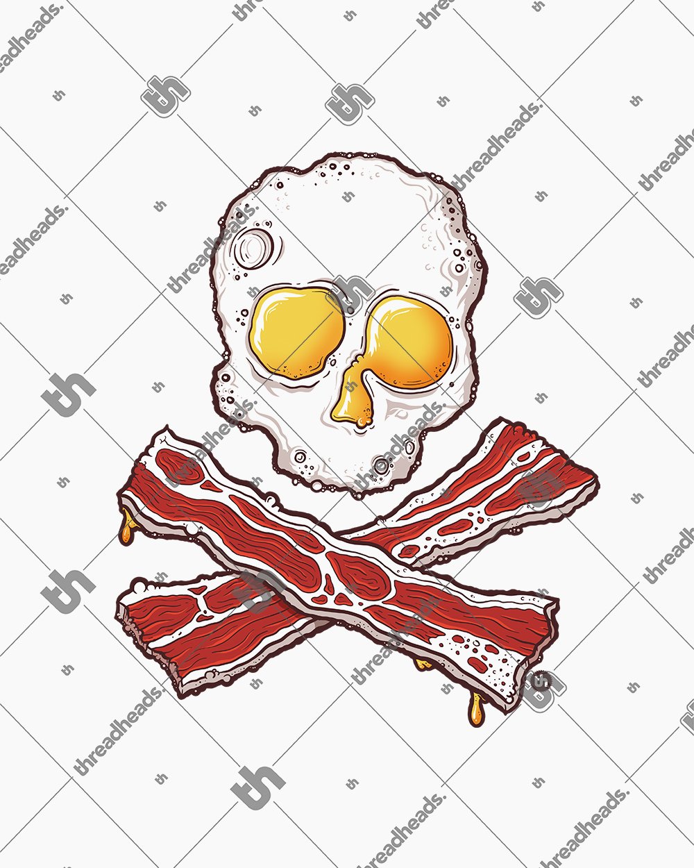 Bacon and Eggs Jolly Roger T-Shirt Australia Online