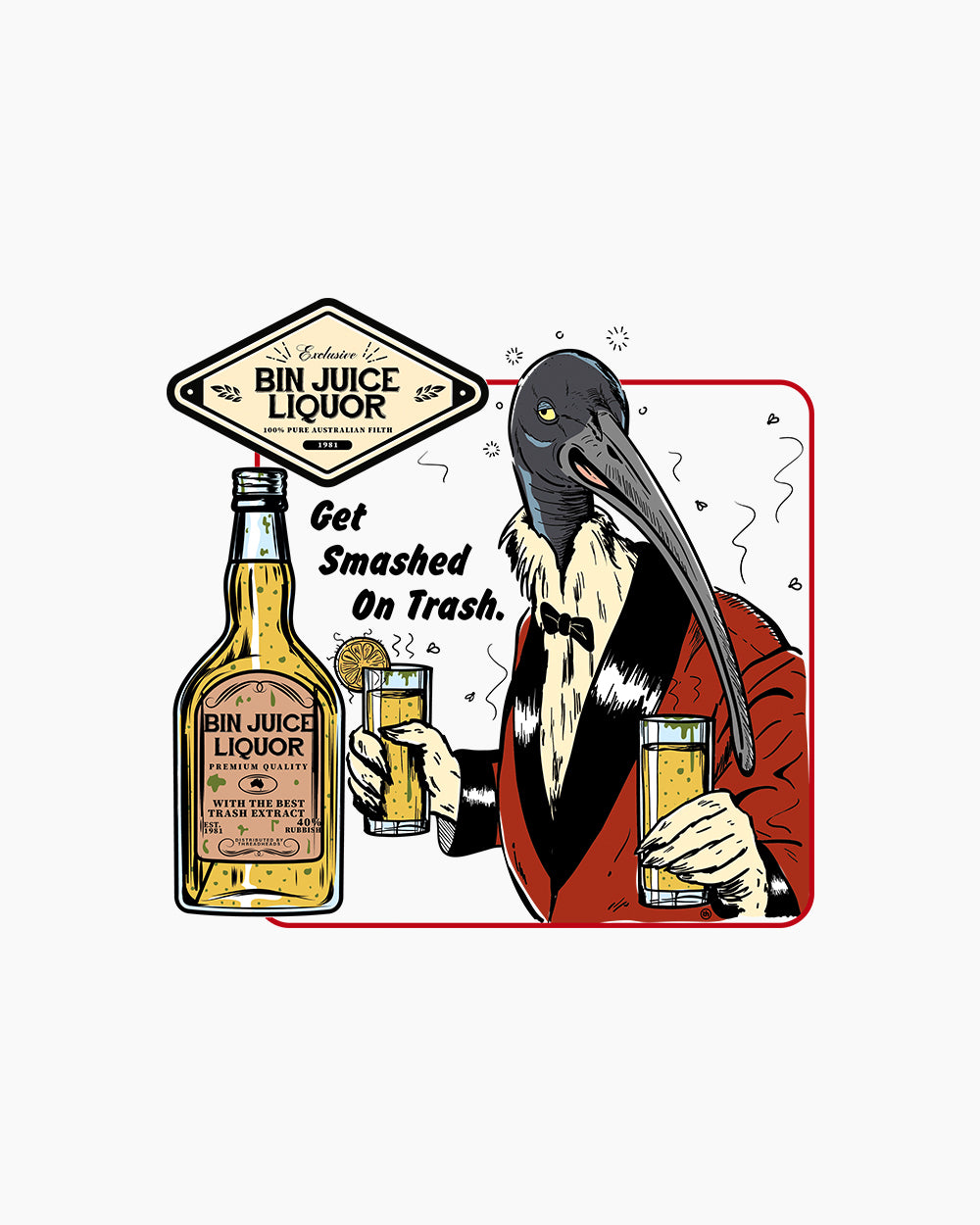 Bin Juice Liquor T-Shirt Australia Online