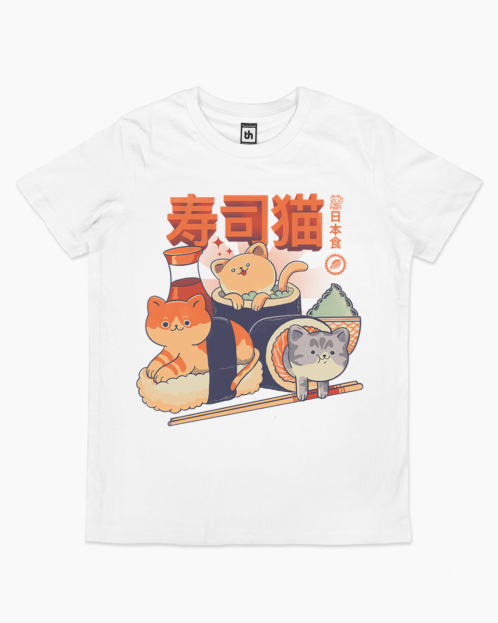 Sushi Cats Kids T Shirt Japan Aesthetic Kids T Shirt