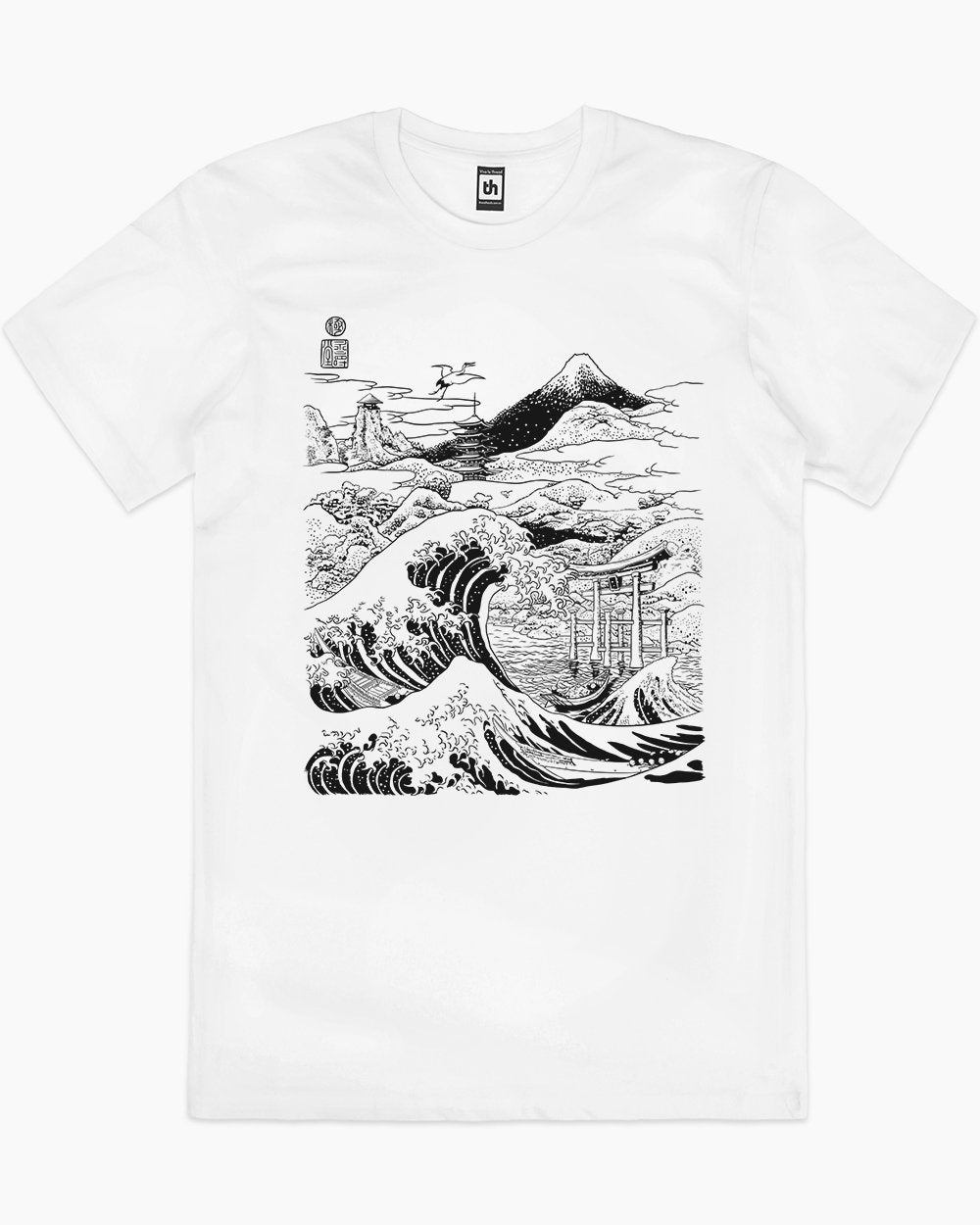The Great Wave on Mount Fujiyama T-Shirt Australia Online