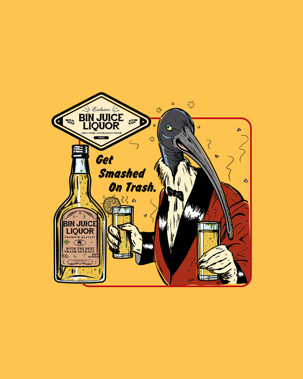 Bin Juice Liquor T-Shirt Australia Online
