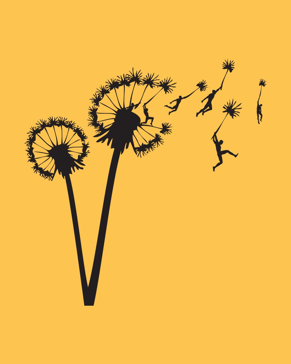 Dandelion Flight T-Shirt Australia Online