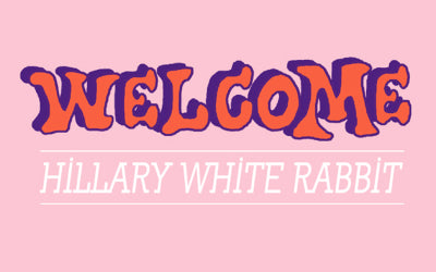 Hillary White Rabbit - Cool Graphic Tees - Threadheads Australia