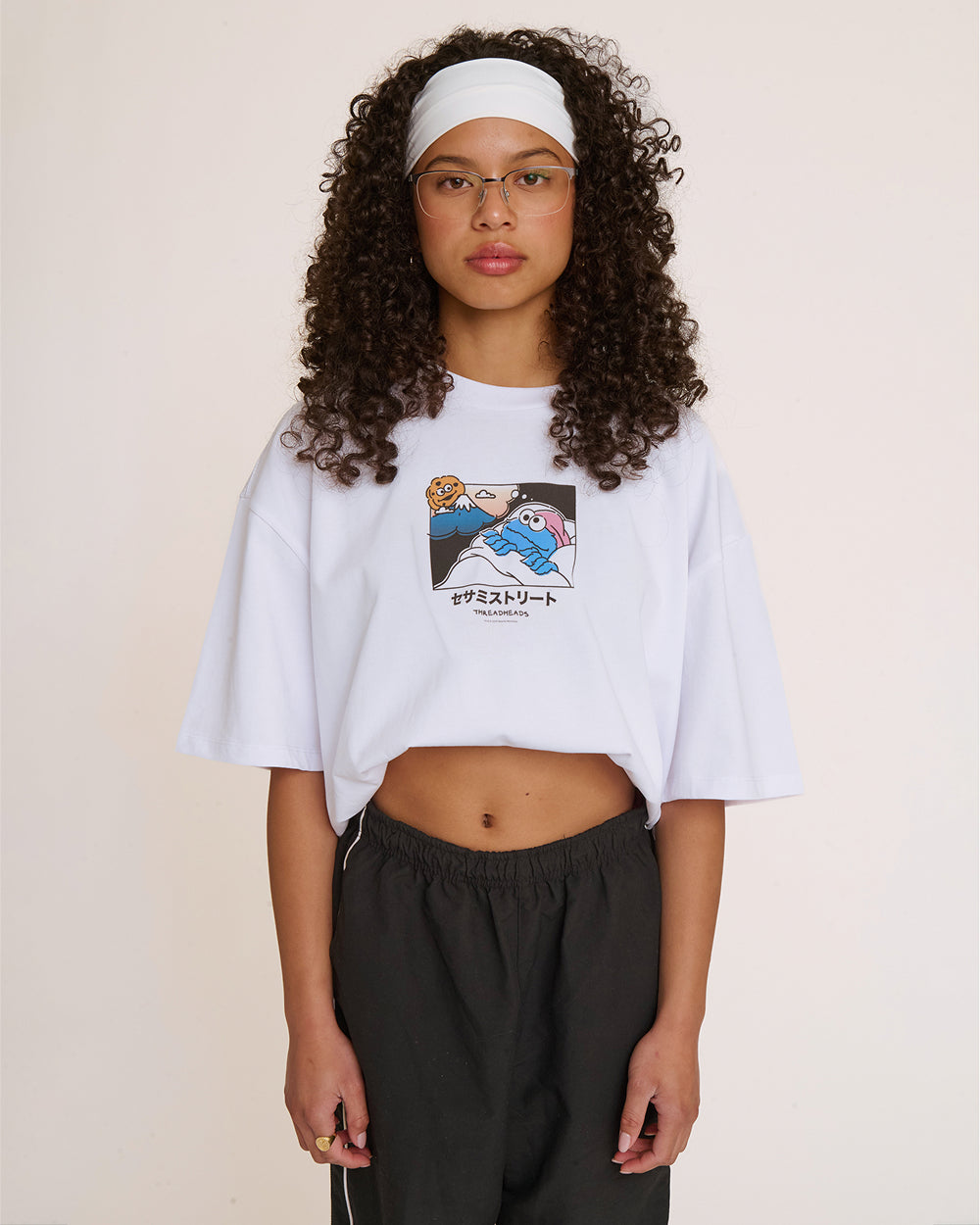 Cookie Monster Fuji Dreaming Oversized Tee | Official Sesame
