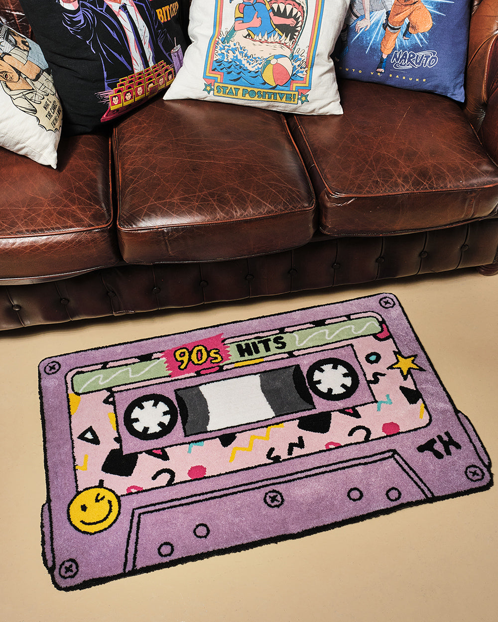 90's Hit's Tufted Rug | Threadheads Exclusive