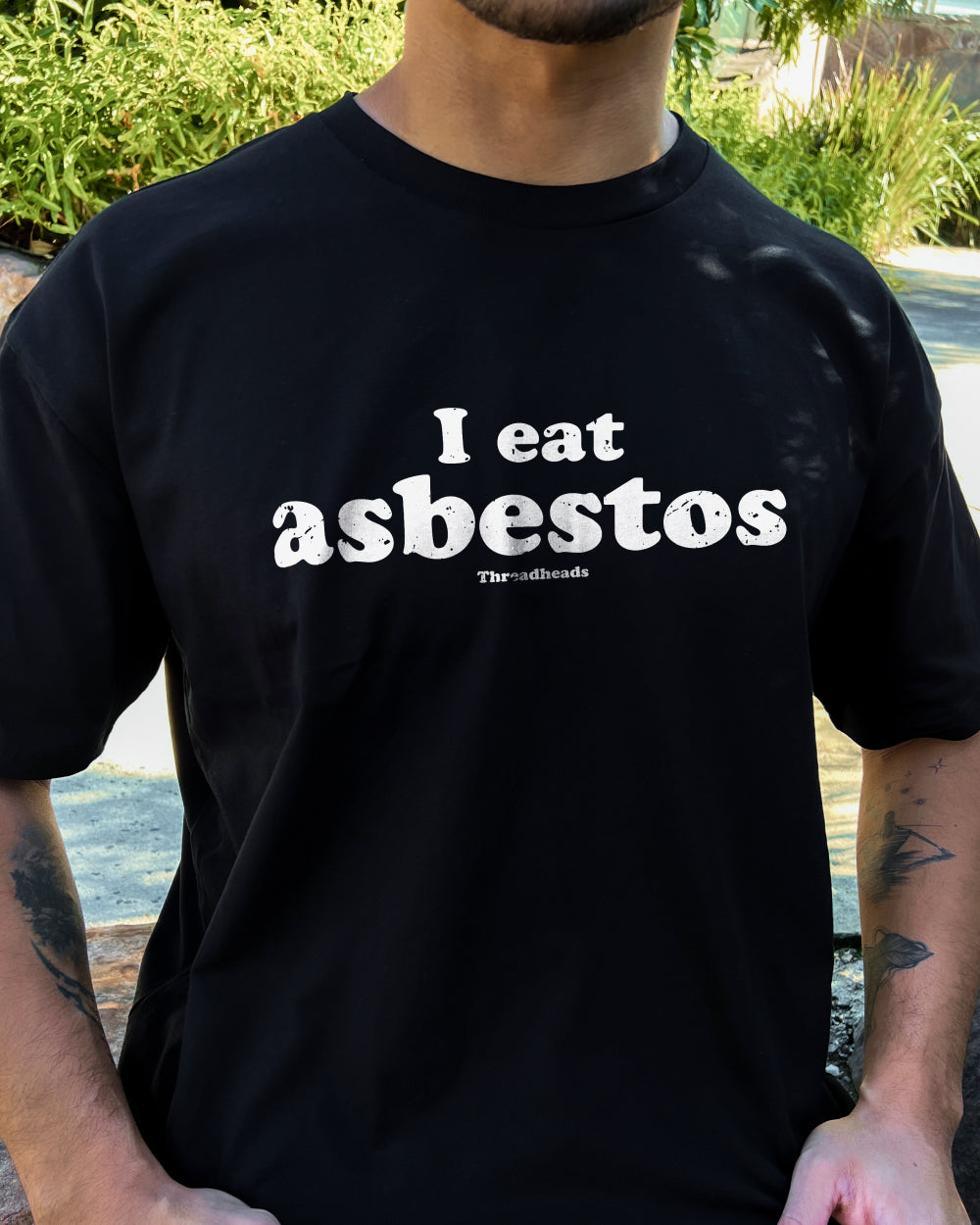 I Eat Asbestos T-Shirt Australia Online #colour_black