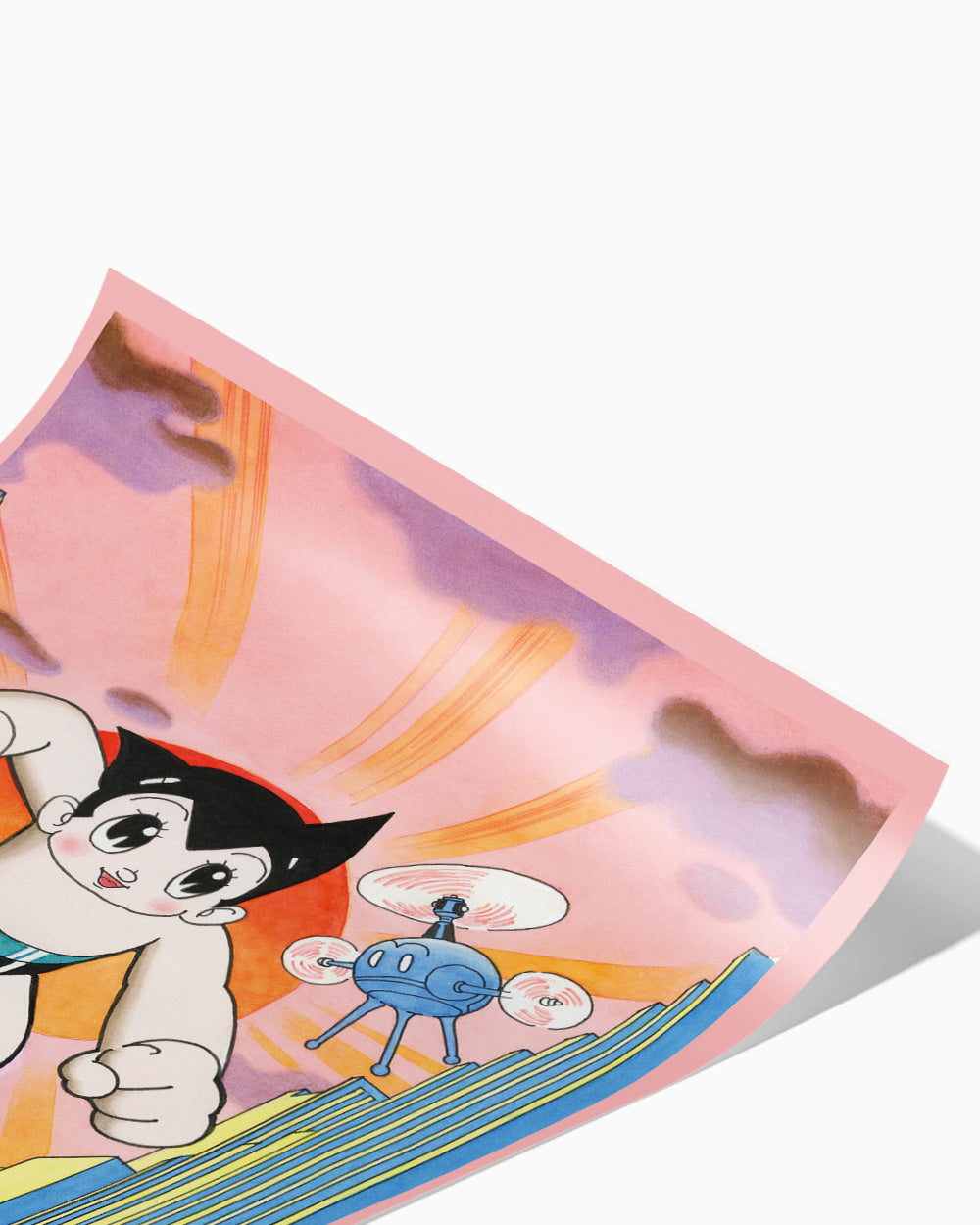 Astro Boy Sunset Art Print