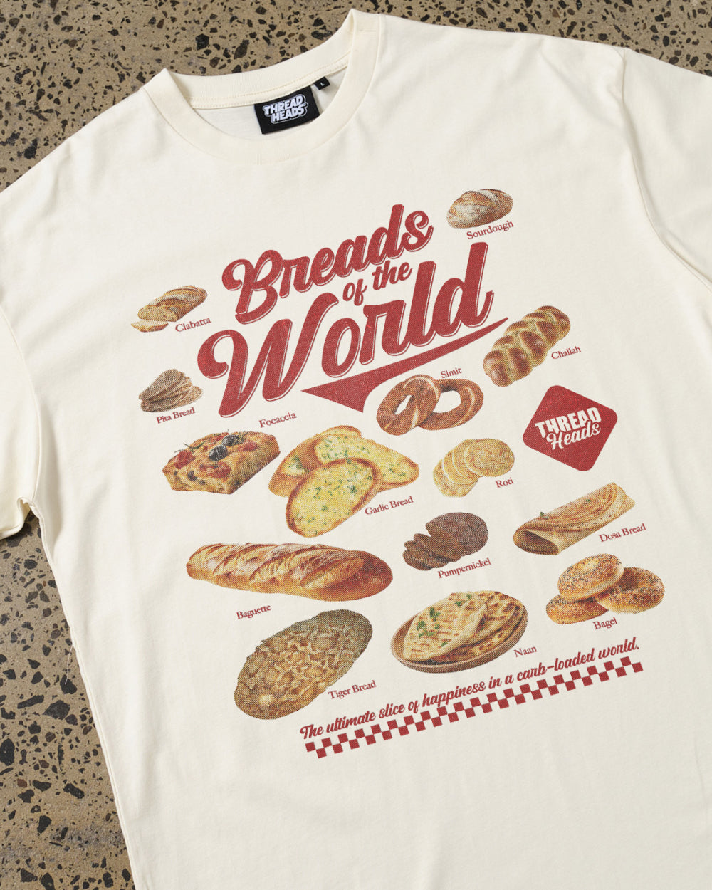 Breads of the World T-Shirt Australia Online White