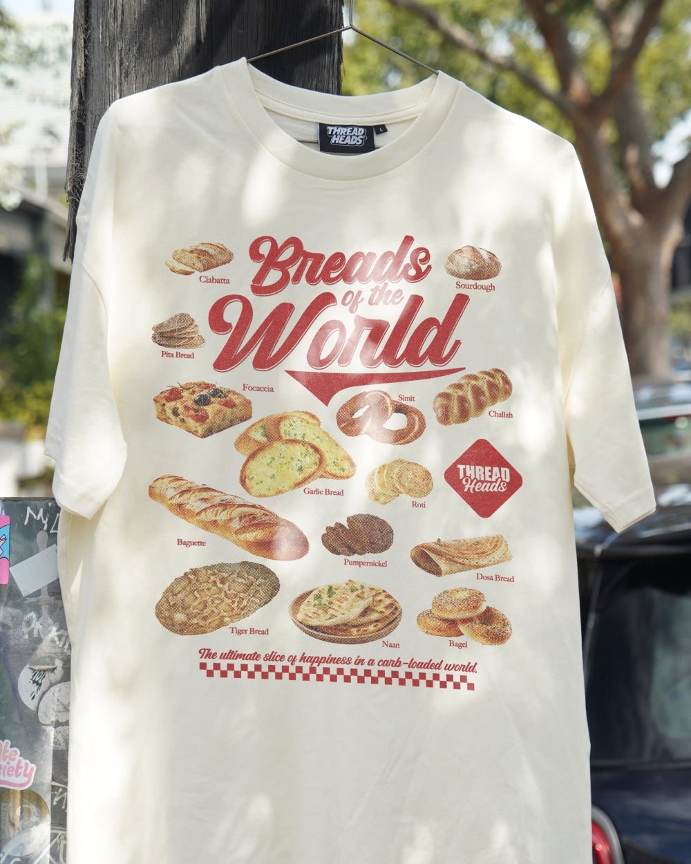 Breads of the World T-Shirt Australia Online White