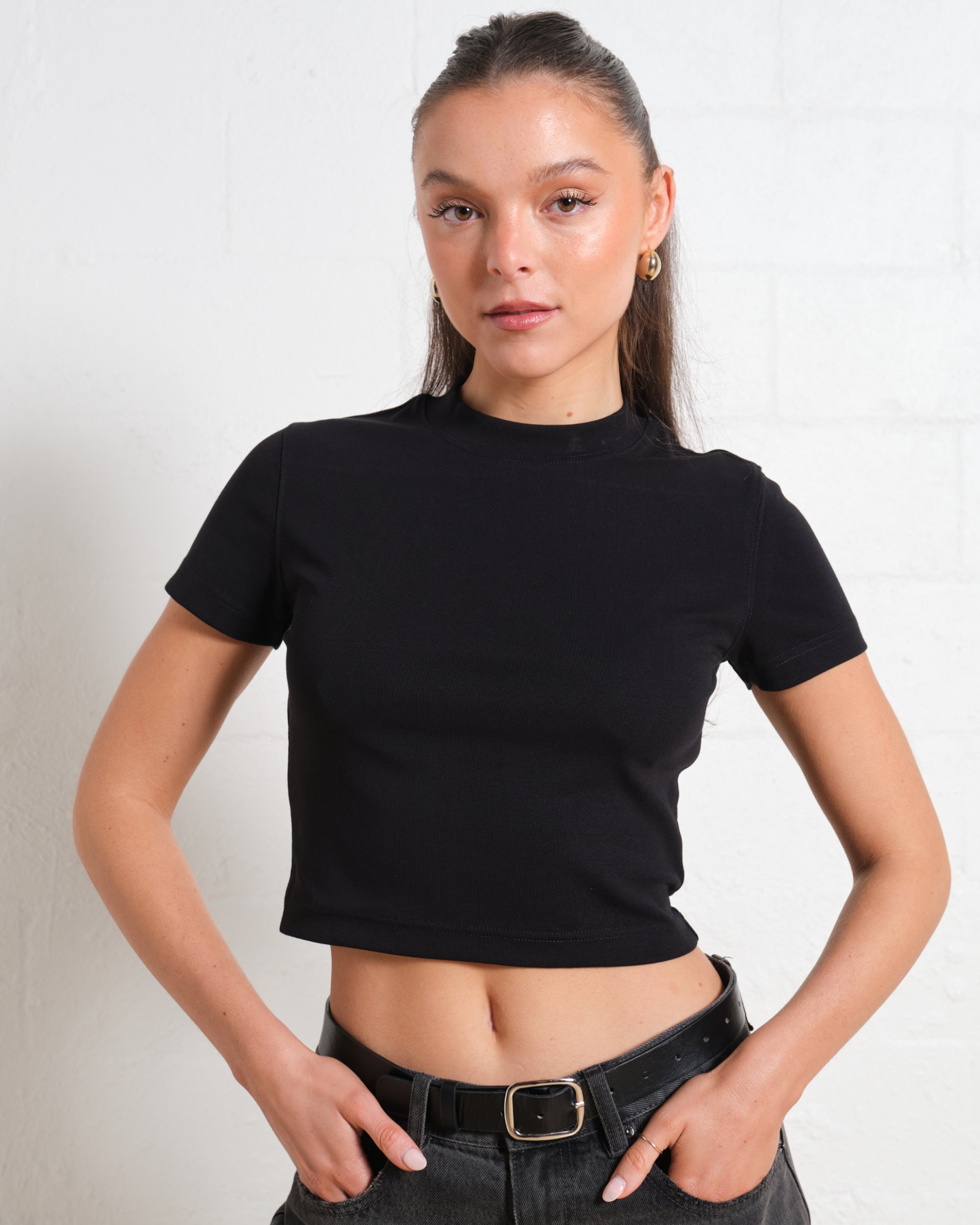 BABYL THE OTHER ONE TEE XXL 黒 The Baby Tee Regular Black – Cou Cou Intimates