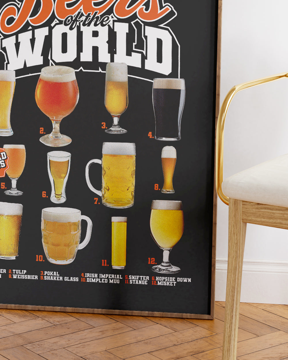 Beers of the World Art Print Australia Online