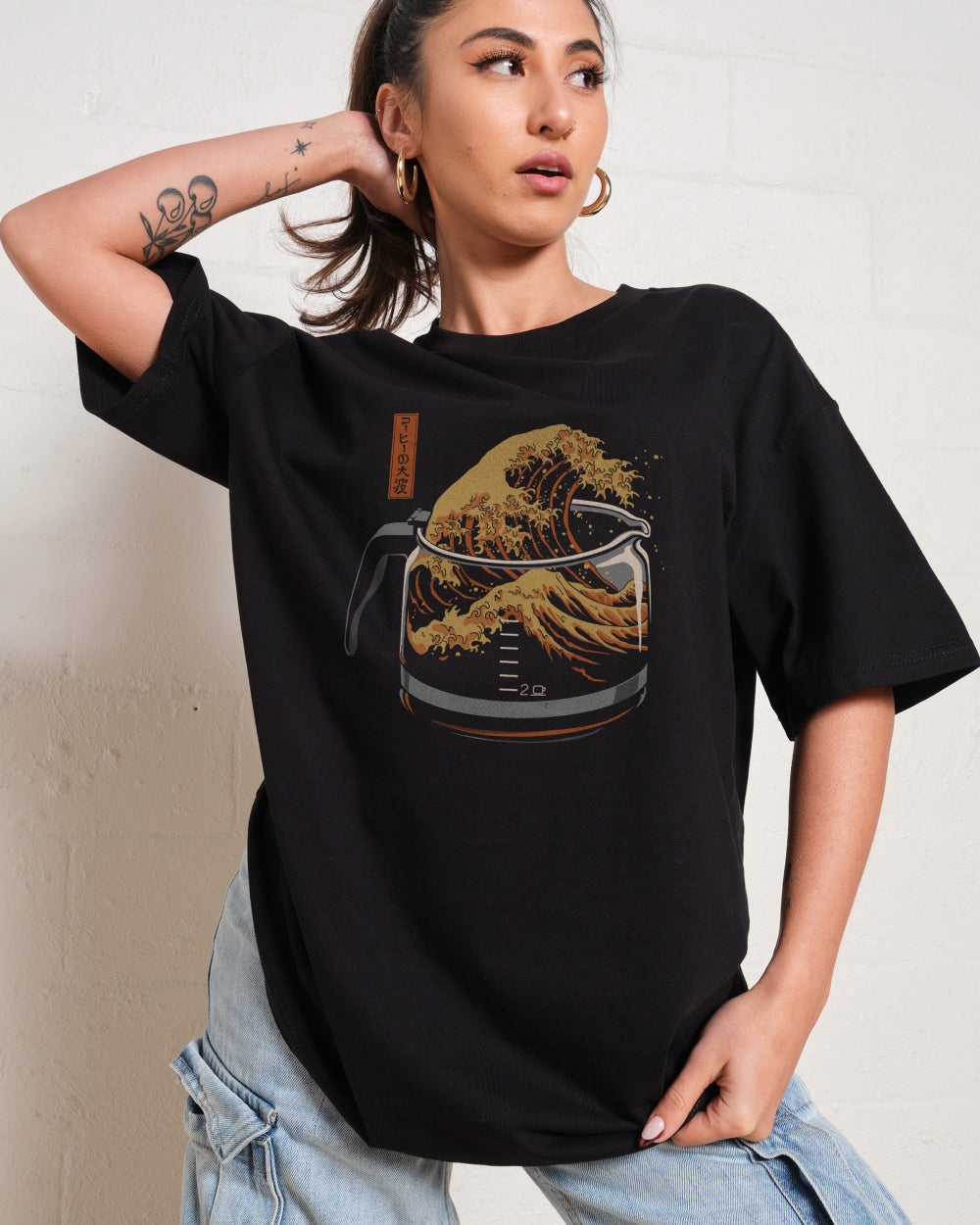 The Great Wave of Coffee T-Shirt