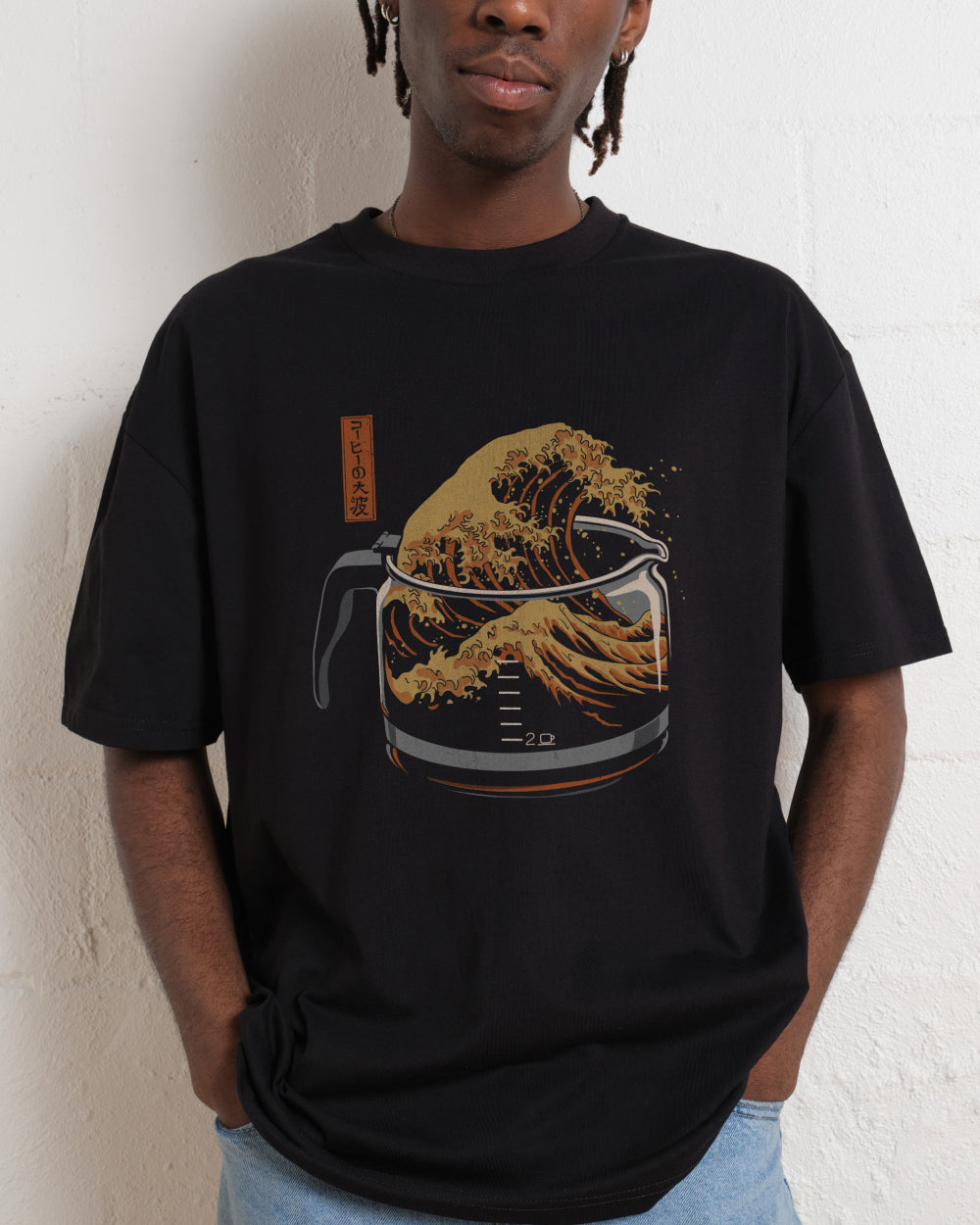 The Great Wave of Coffee T-Shirt