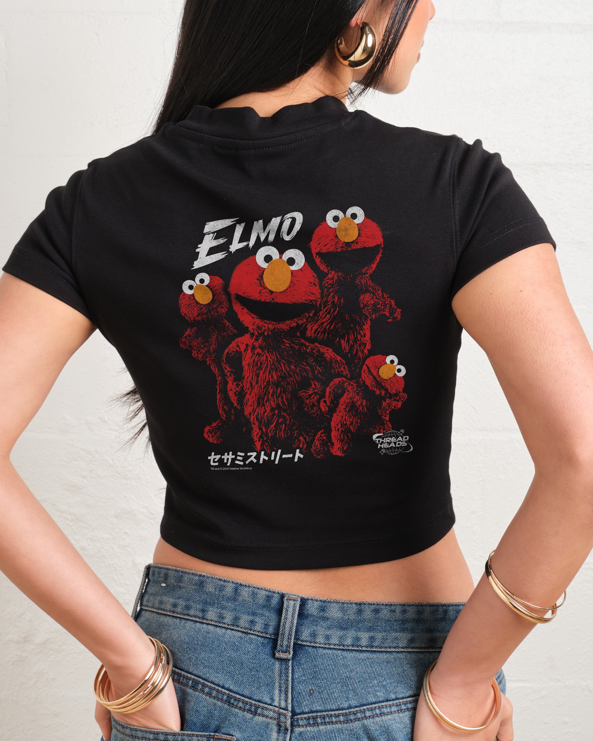 Tokyo Elmo Front and Back Baby Tee