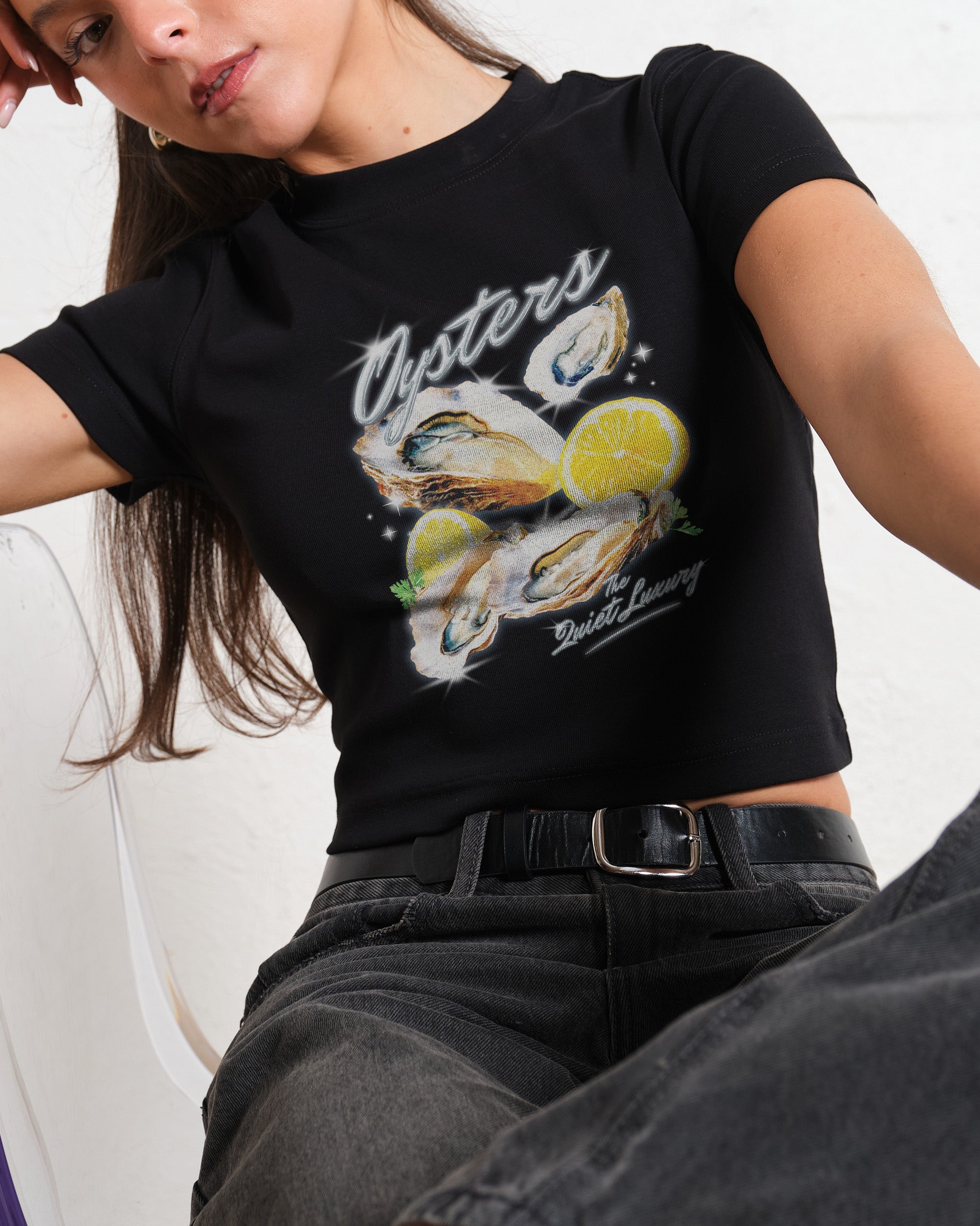 Oysters, The Quiet Luxury Baby Tee