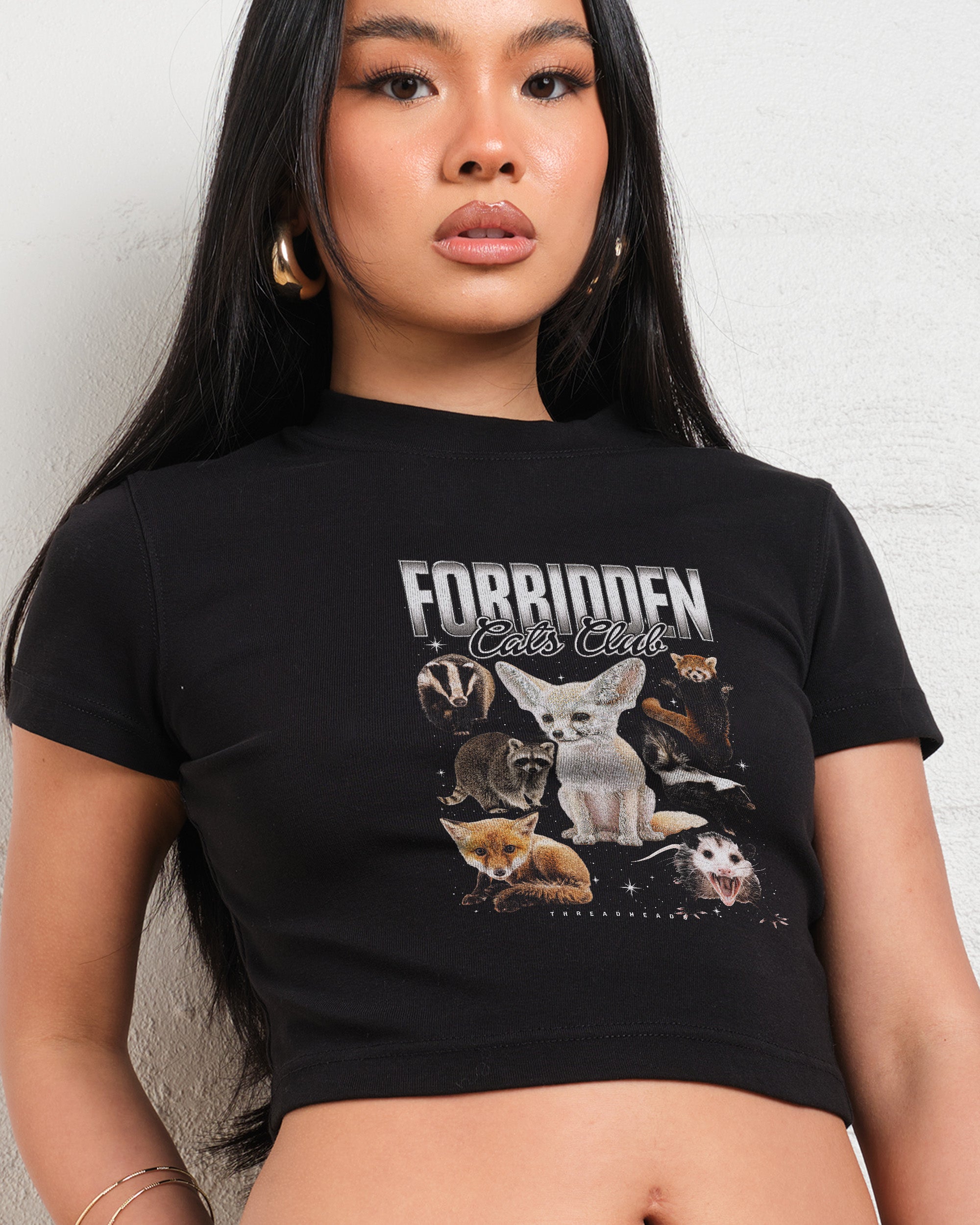 Forbidden Cat Club Baby Tee