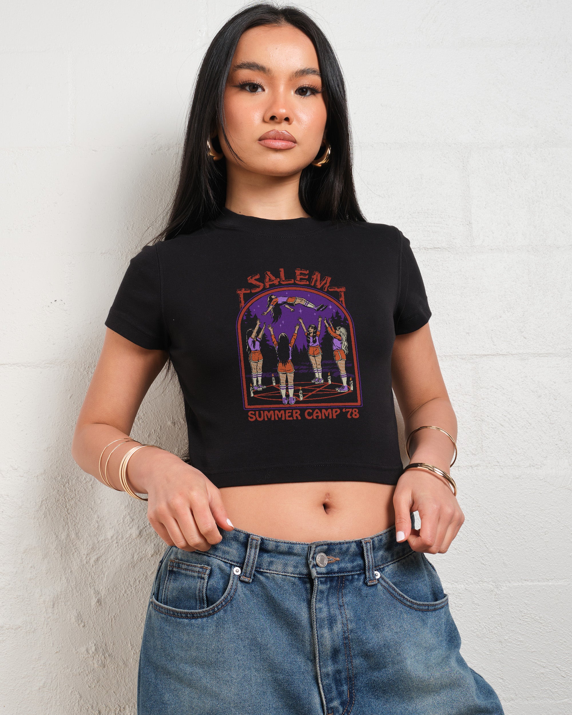 Salem Summer Camp Baby Tee Graphic Baby Tee Australia Online