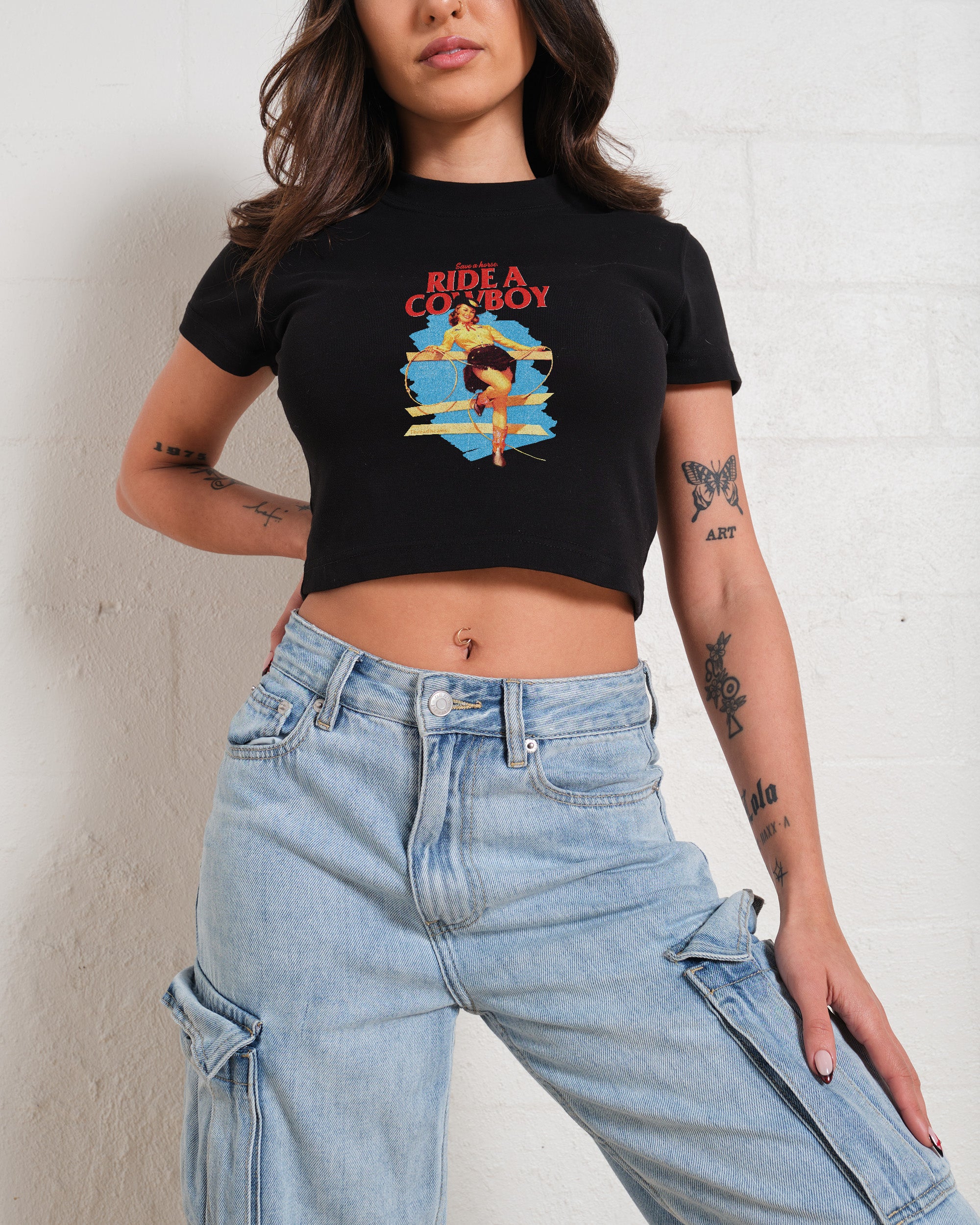 Save a Horse, Ride a Cowboy Baby Tee Australia Online