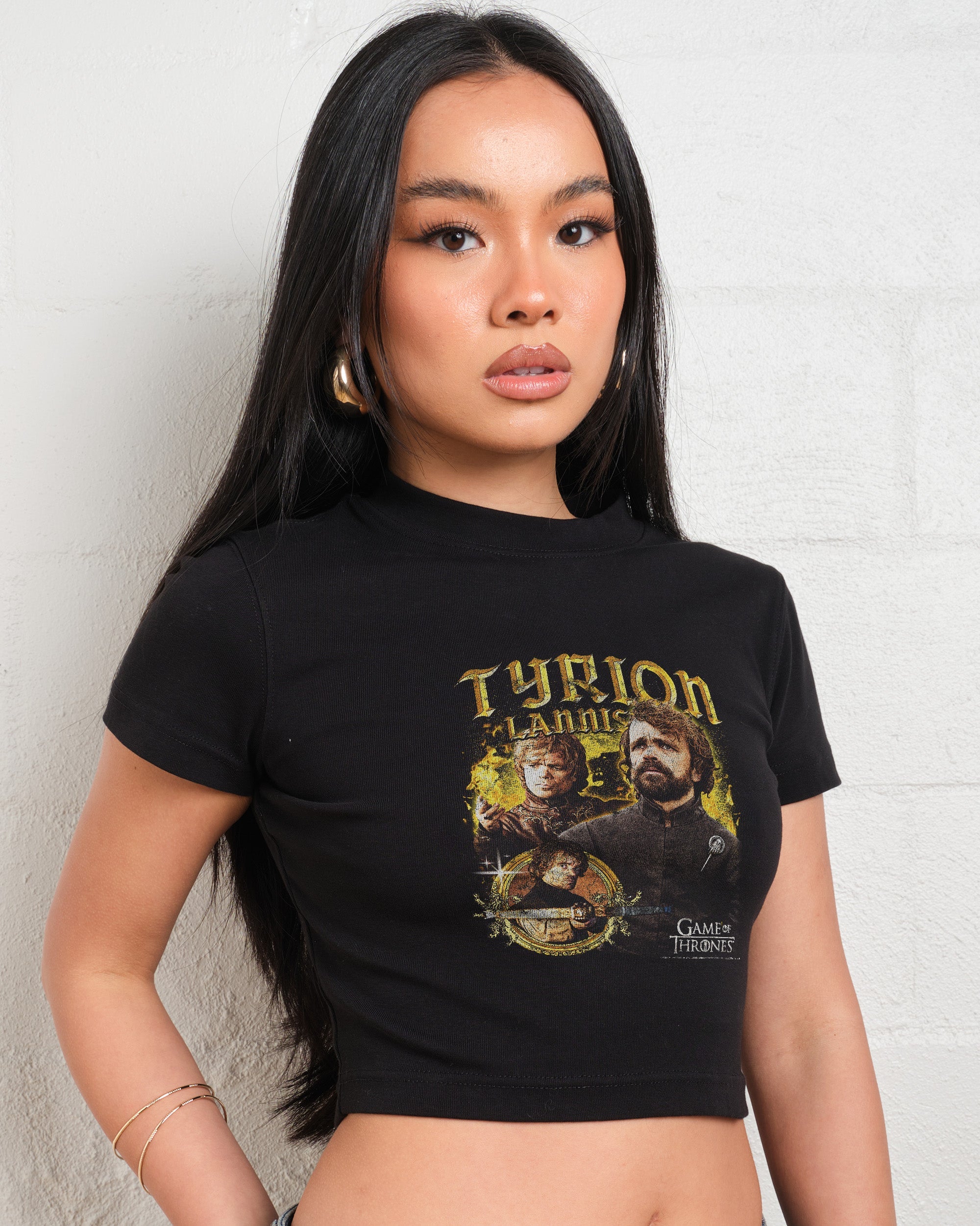 Vintage Tyrion Lannister Baby Tee Australia Online Black