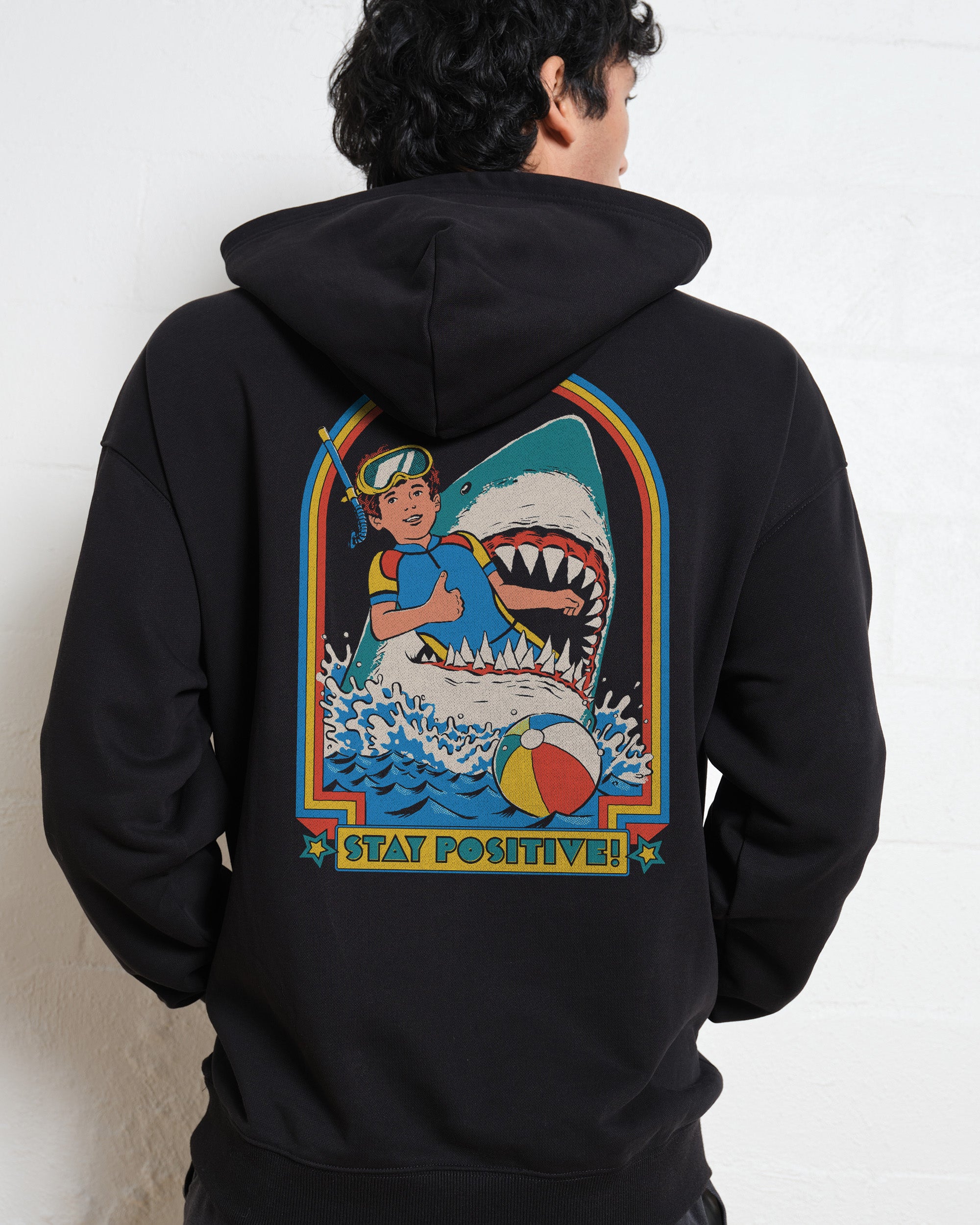 Stay Positive Front and Back Hoodie Australia Online