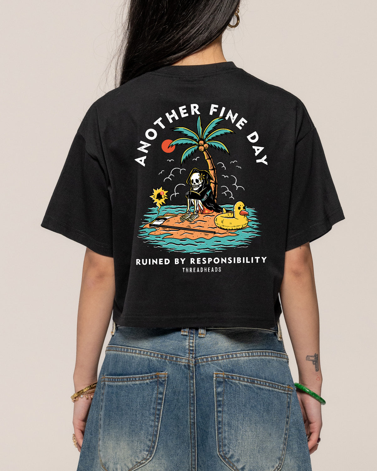 Another Fine Day Crop Tee