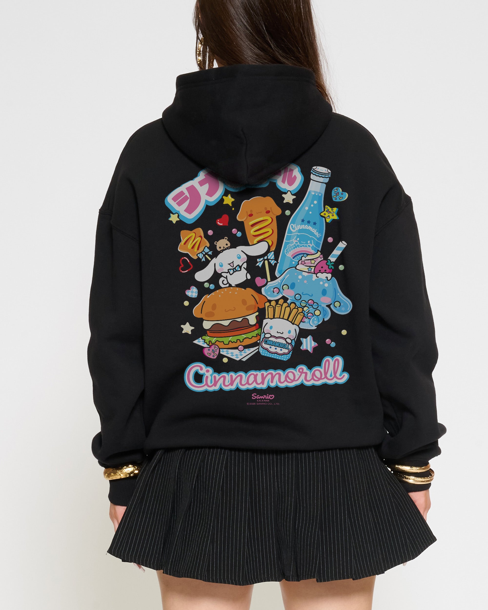 Cinnamoroll Kawaii Hoodie Official Hello Kitty and Friends collab Threadheads