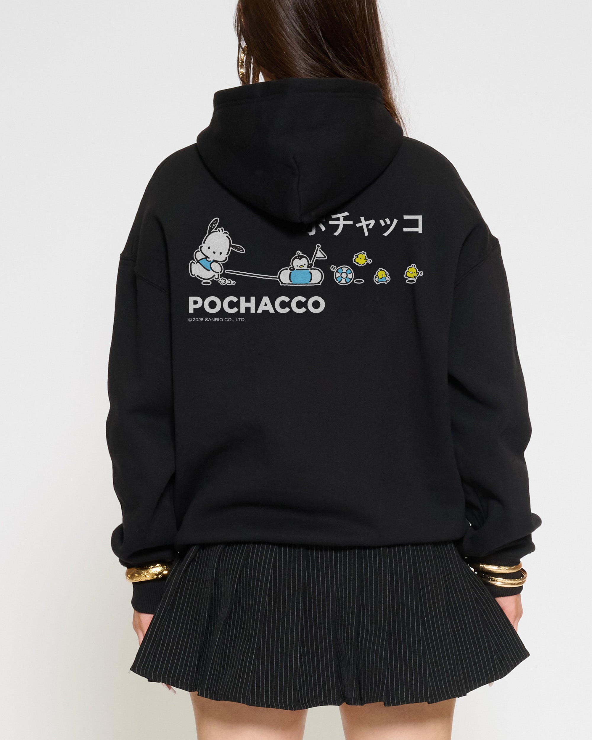 Pochacco Summer Stroll Hoodie Official Hello Kitty and Friends collab Threadheads