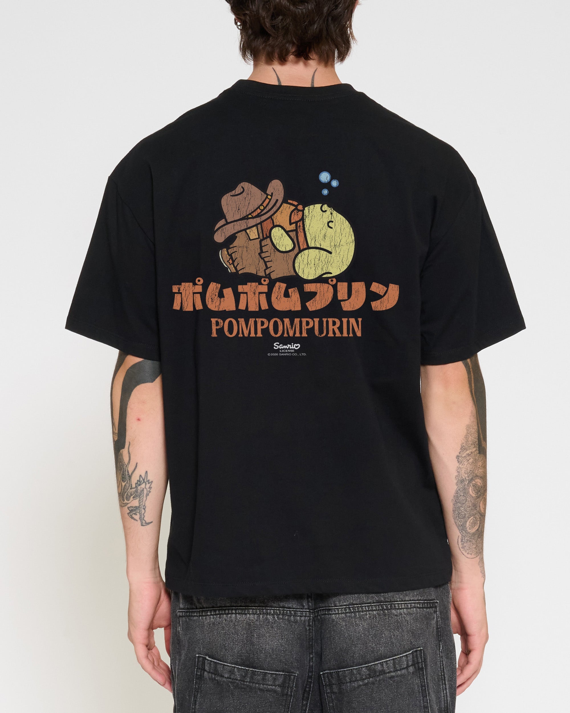 Pompompurin Yeehaw Oversized Tee | Sanrio | Threadheads Europe