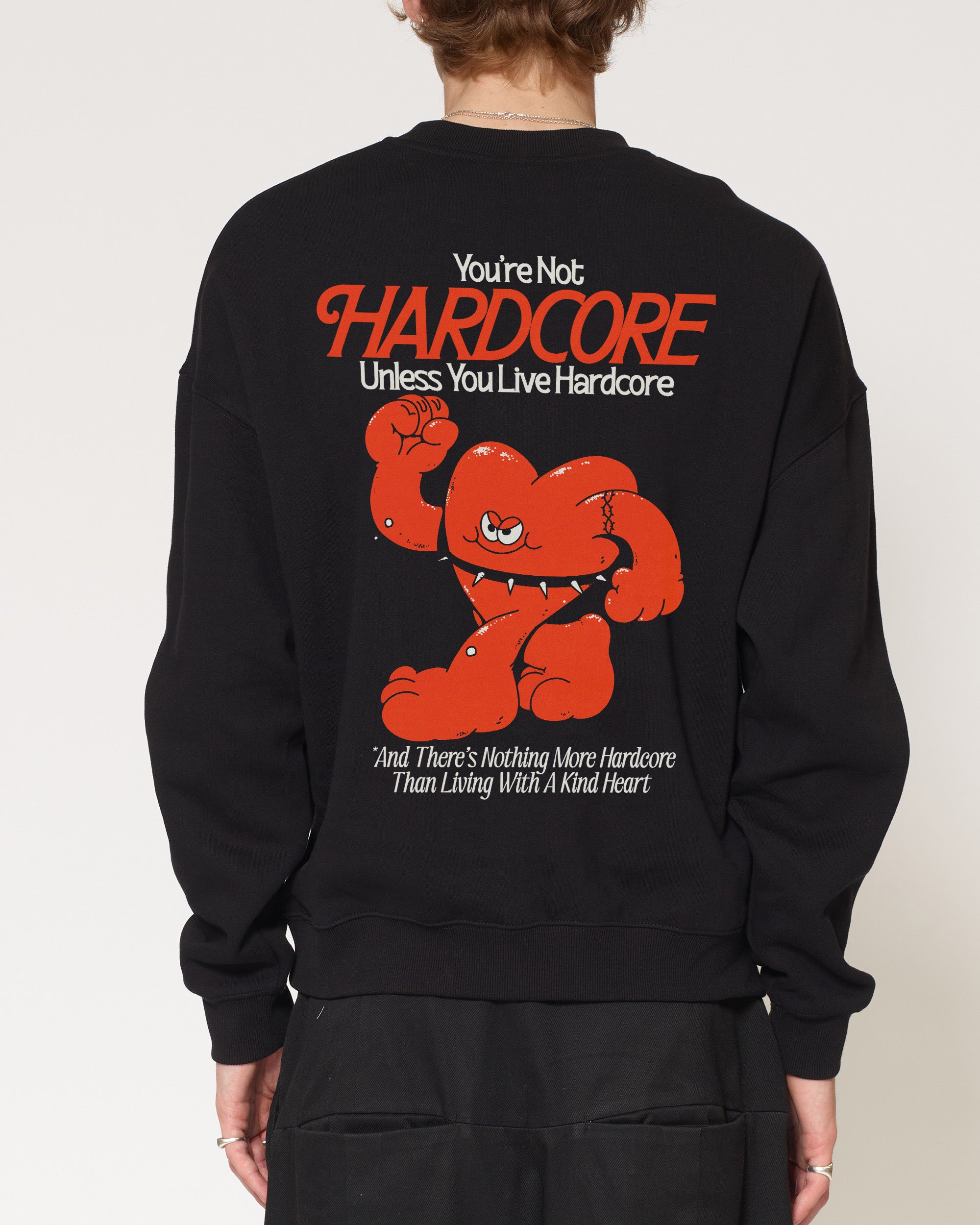 Hardcore Heartcore Black Sweatshirt